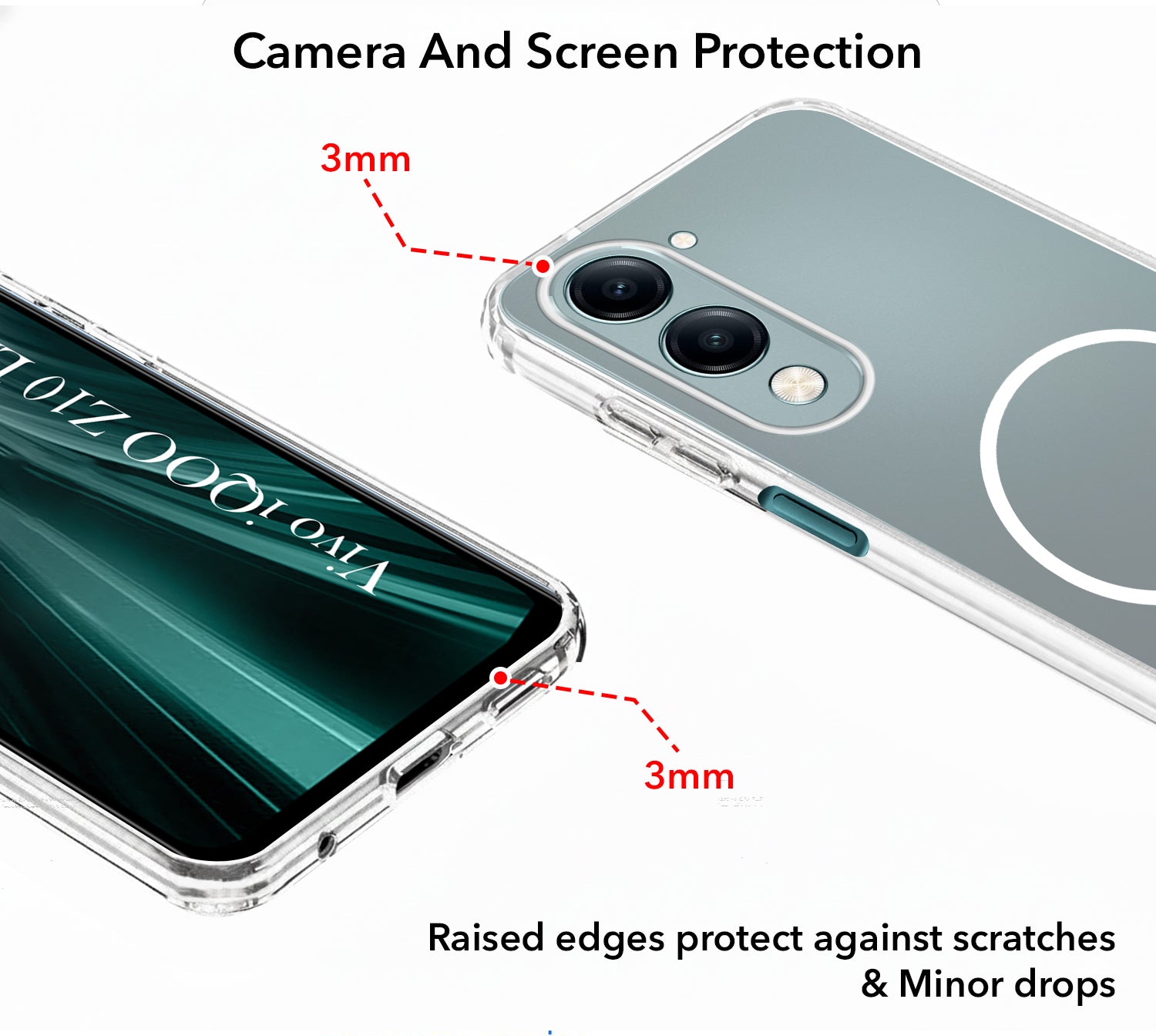 For Vivo iQOO Z10 Lite Back Cover Case Silicone (Slim Paper Thin | Camera Protection Bump | Minimalist Professional | Soft Flexible)
