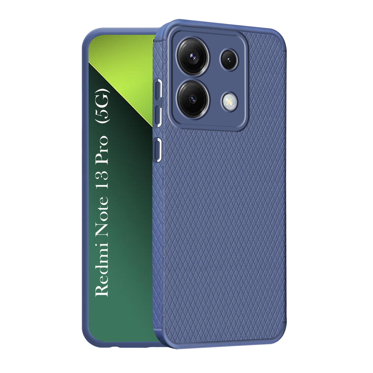 For Redmi Note 13 Pro Back Cover Case (Liquid Silicone | Side Grip | Camera Protection)