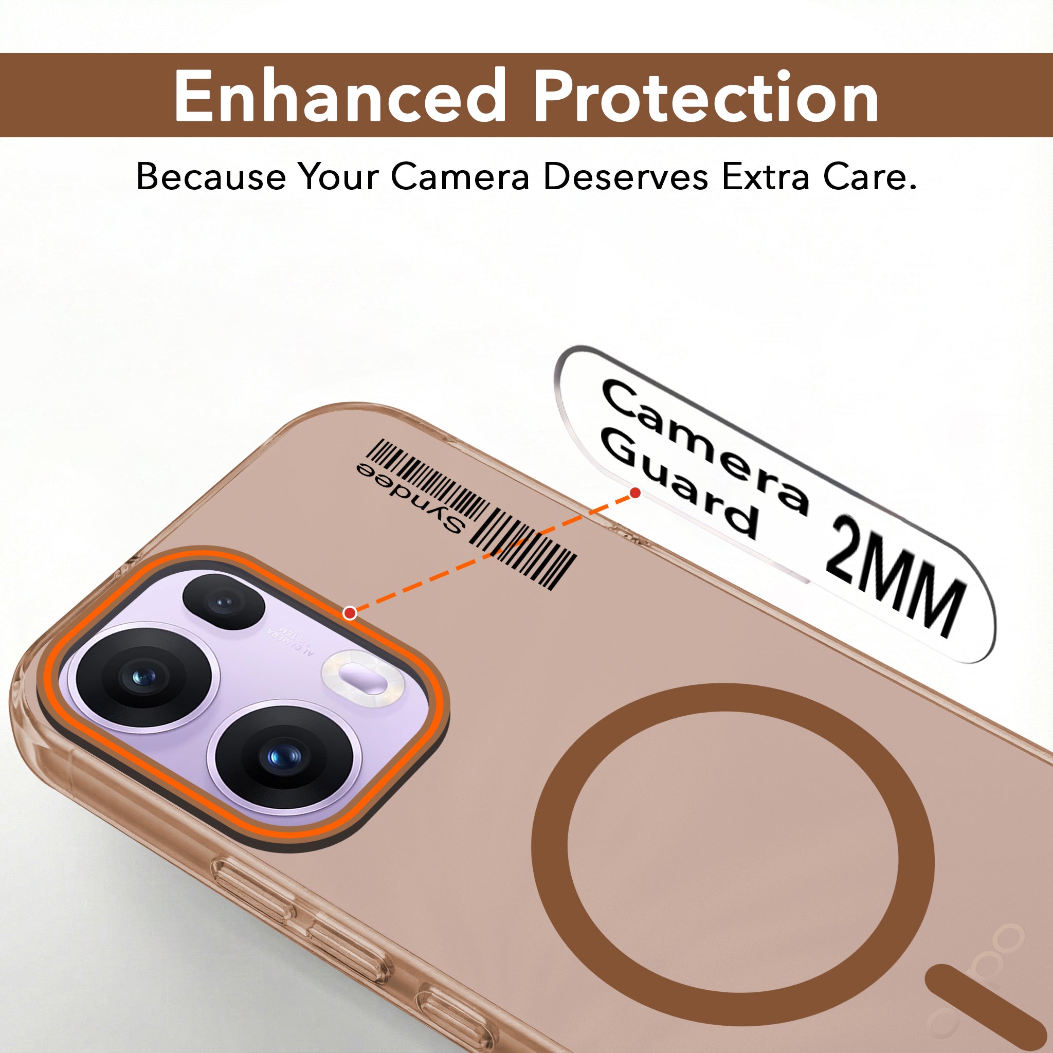 For Oppo Reno 13 Pro 5G | Oppo Reno 13 Pro 5G Back Cover Case (Soft Touch | Camera Bump Protection | MagSafe Compatible | Matte Finish)