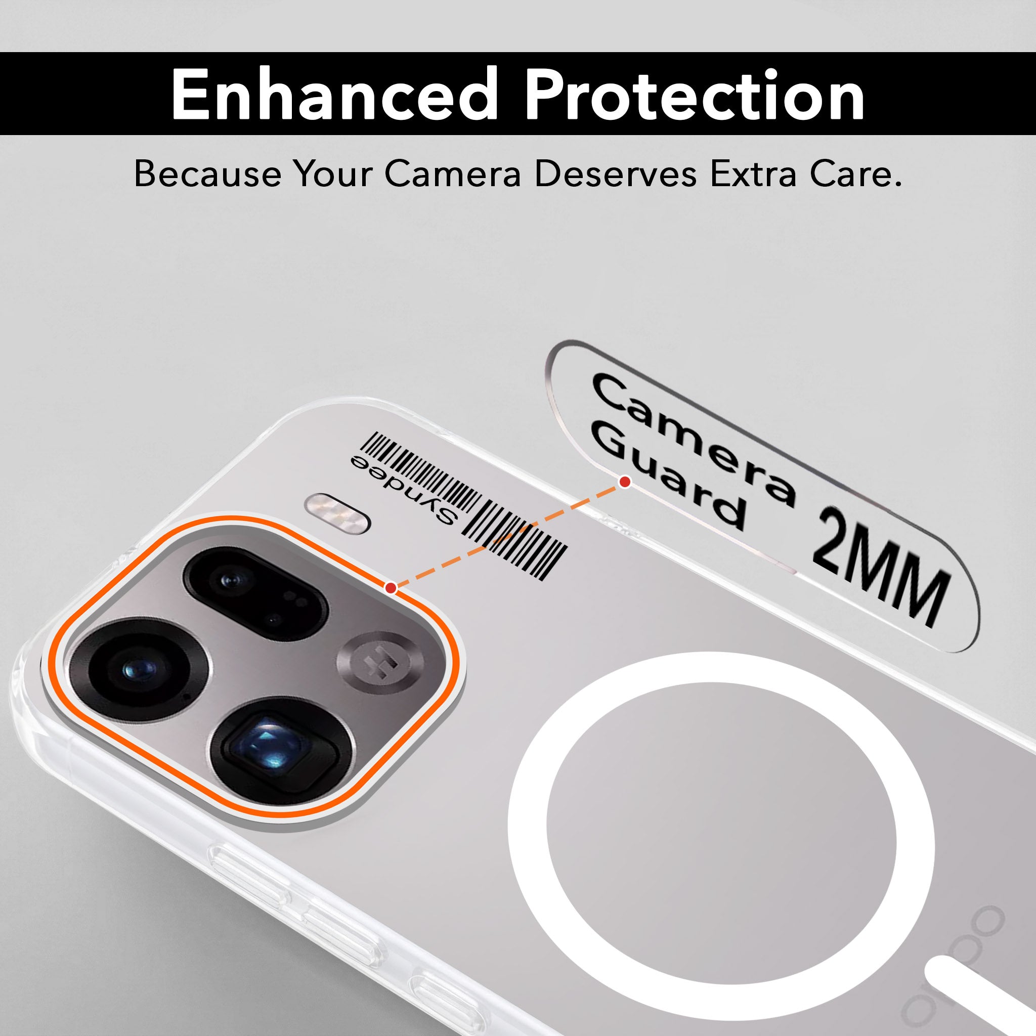 For Oppo Find X9 Pro Back Cover Case (Soft Touch | Camera Bump Protection | MagSafe Compatible | Matte Finish)