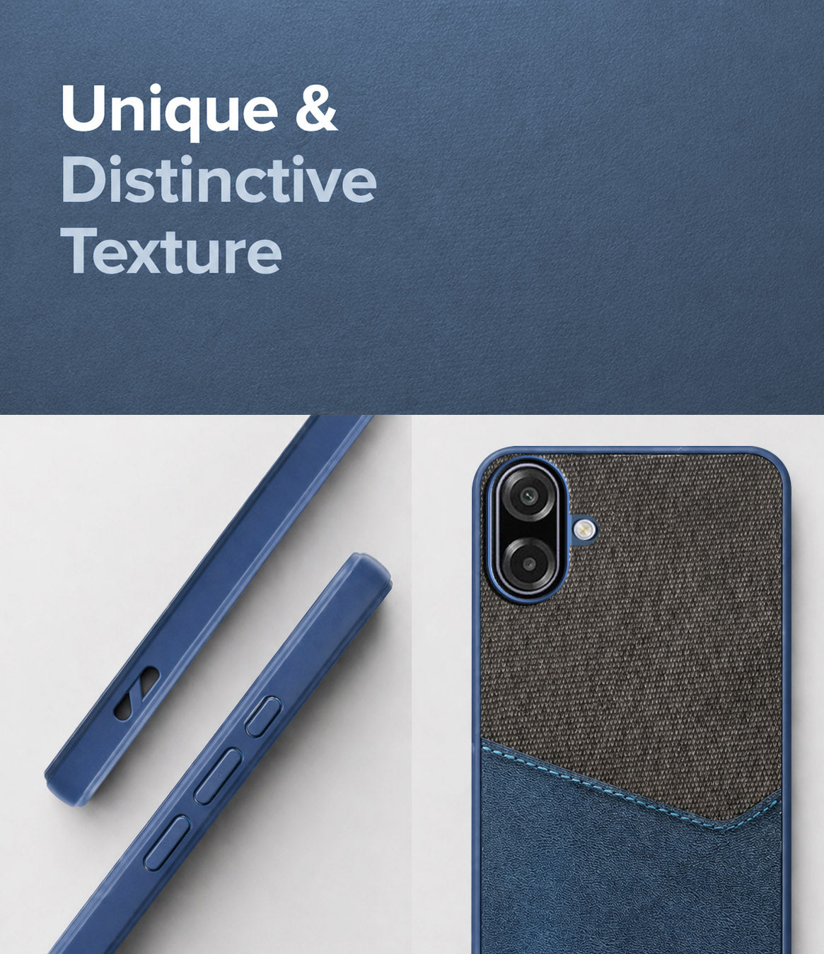 For Samsung Galaxy A07 4G Back Cover Case (Dual PU Leather Stitch | Professional Minimalist | Soft and Flexible)
