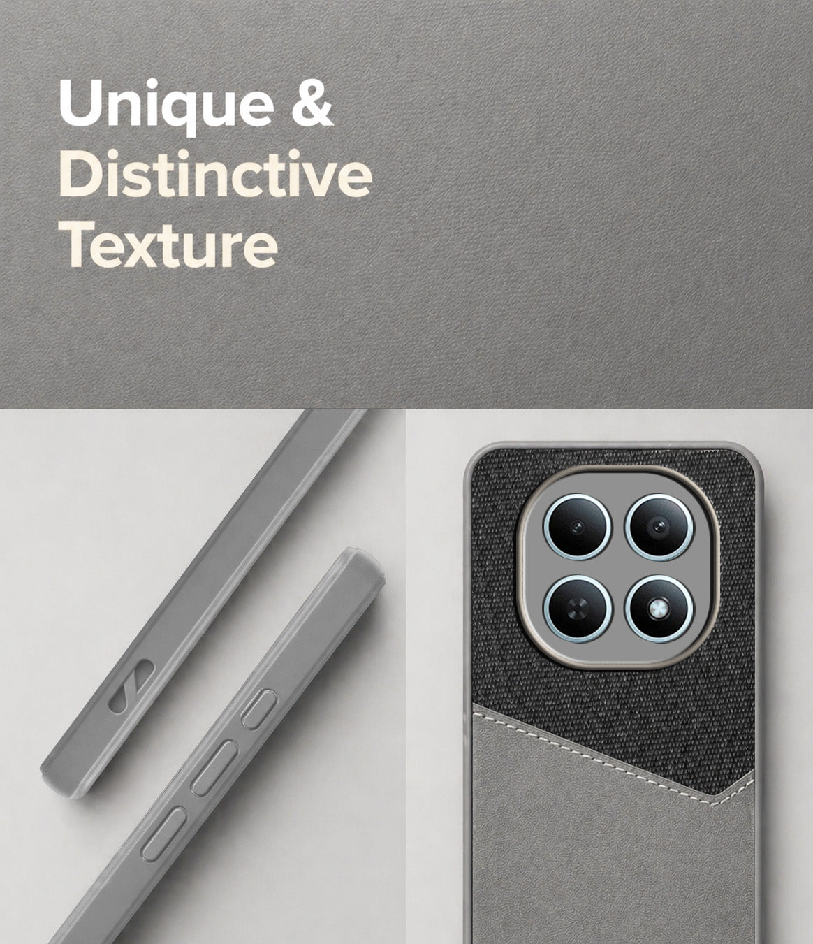 For Xiaomi Redmi Note 15 5G | Redmi Note 15 SE 5G Back Cover Case (Dual PU Leather Stitch | Professional Minimalist | Soft and Flexible)