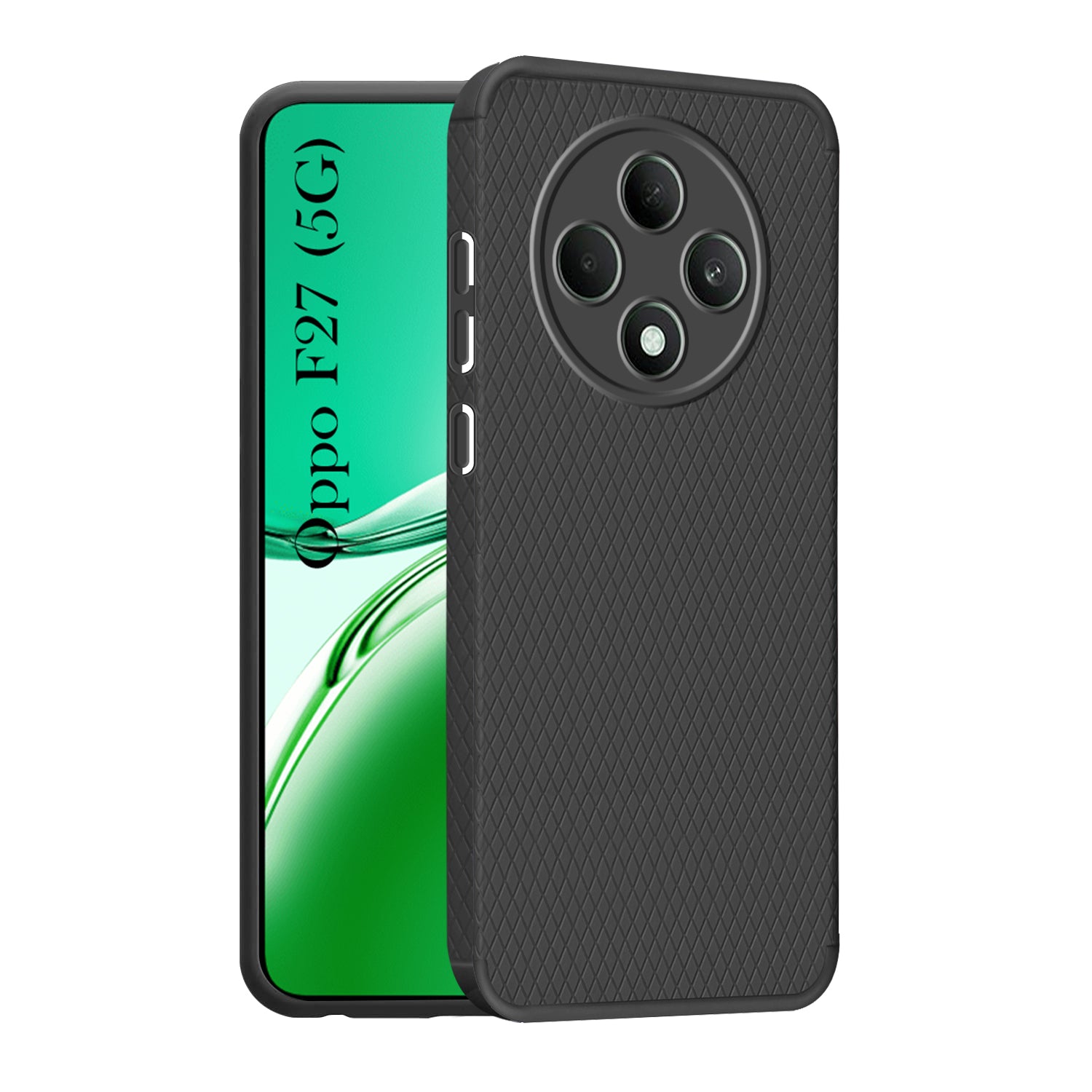 For Oppo F27 5G Back Cover Case (Liquid Silicone | Side Grip | Camera Protection)