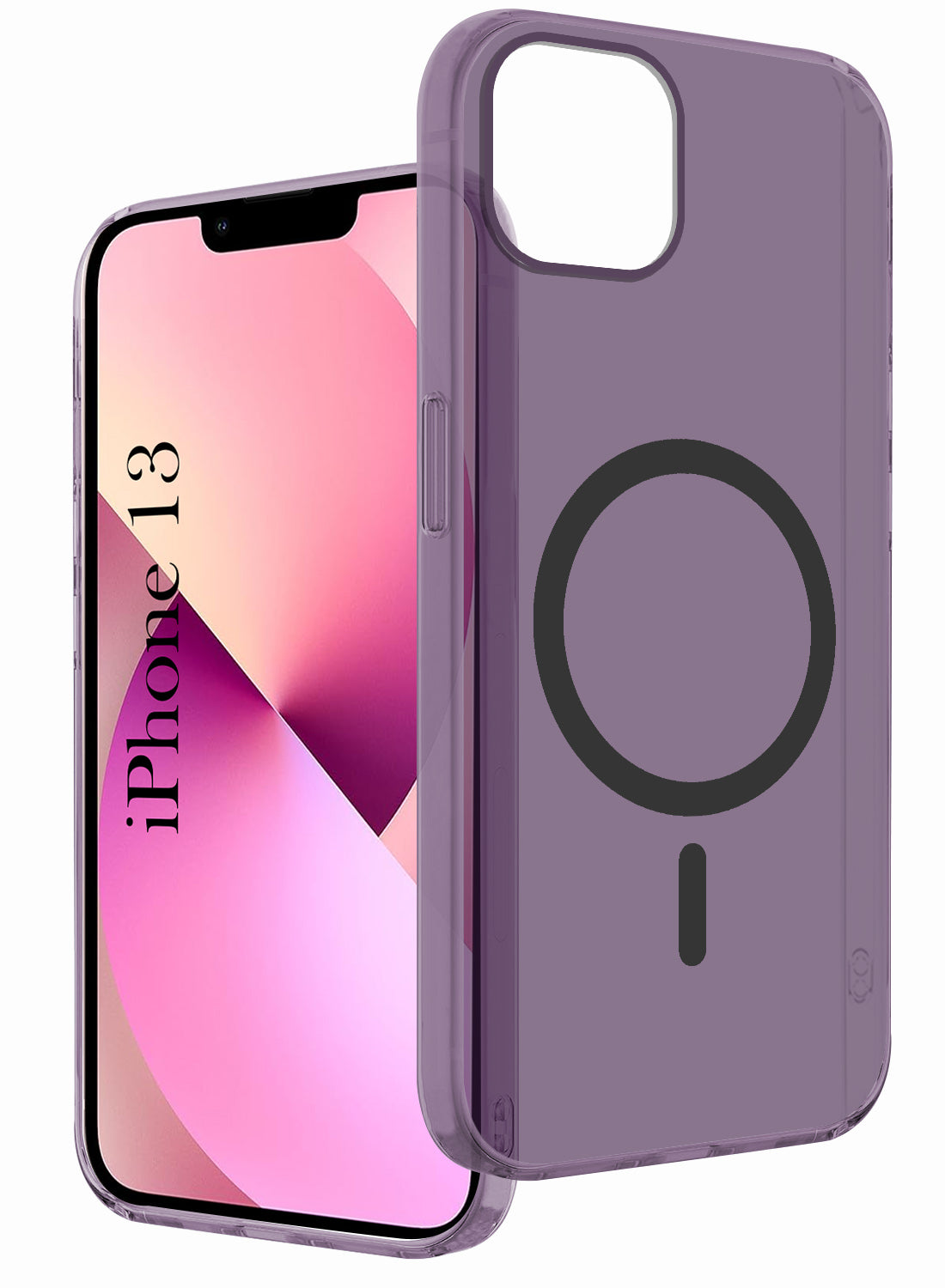 For Apple iPhone 13 Back Cover Case (Frosted Matte Feel | MagSafe Compatible Wireless Charging | Polycarbonate Material)
