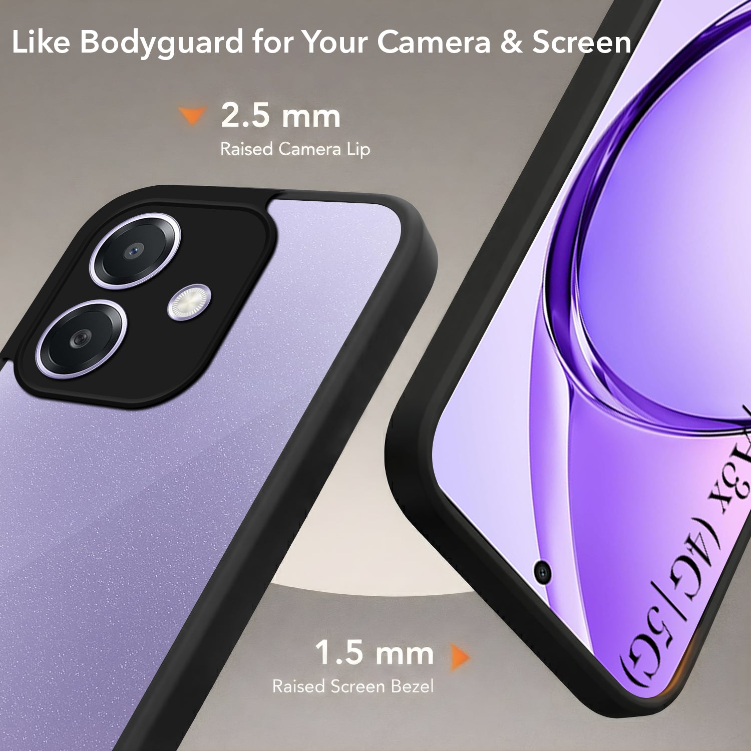 For Oppo A3X (4G/5G) | Oppo A3 5G Back Cover Case (Built-in Stand | Lifetime Anti Yellow | Kickstand Shockproof | Camera Protection | MagSafe Compatible)