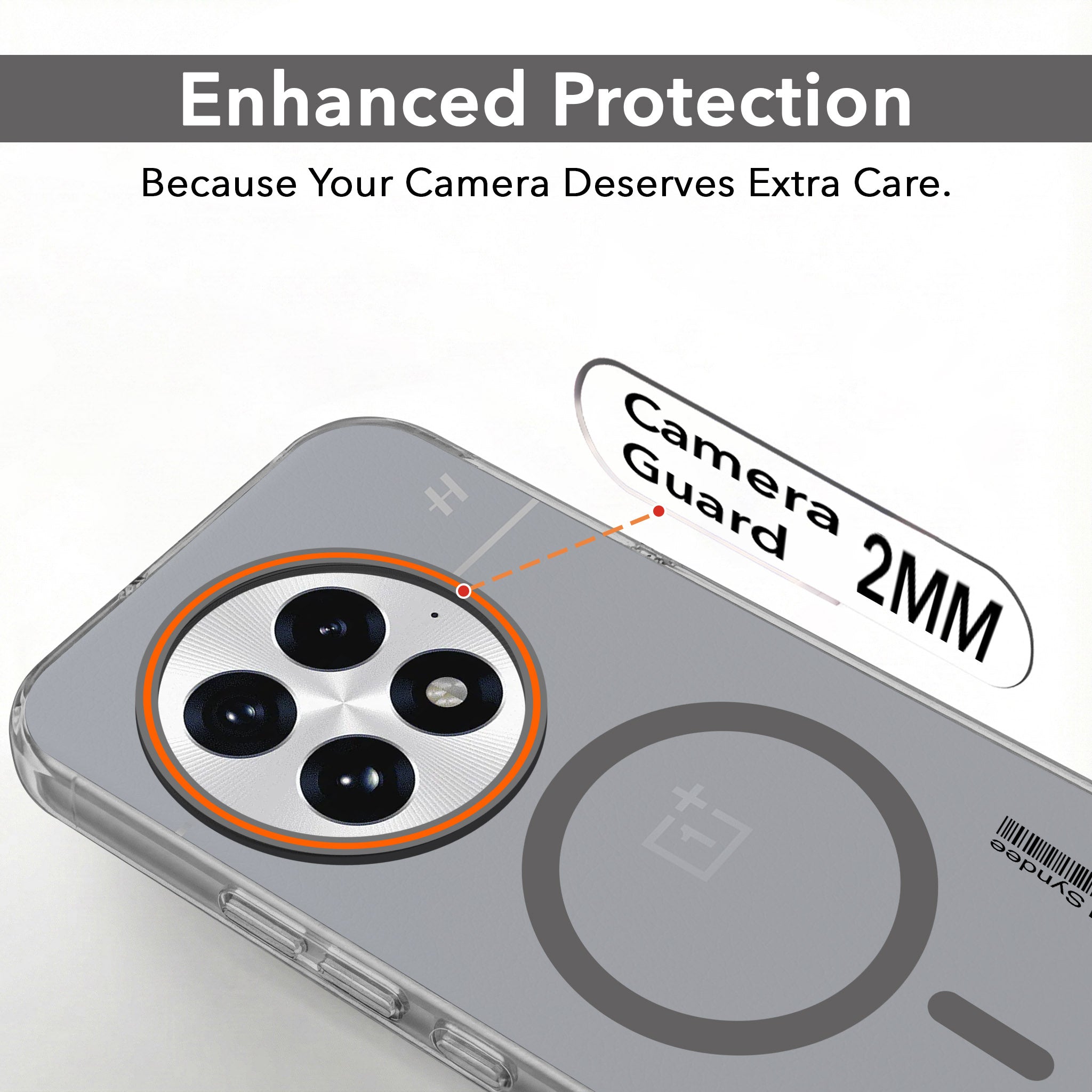 For OnePlus 13 Back Cover Case (Soft Touch | Camera Bump Protection | MagSafe Compatible | Matte Finish)