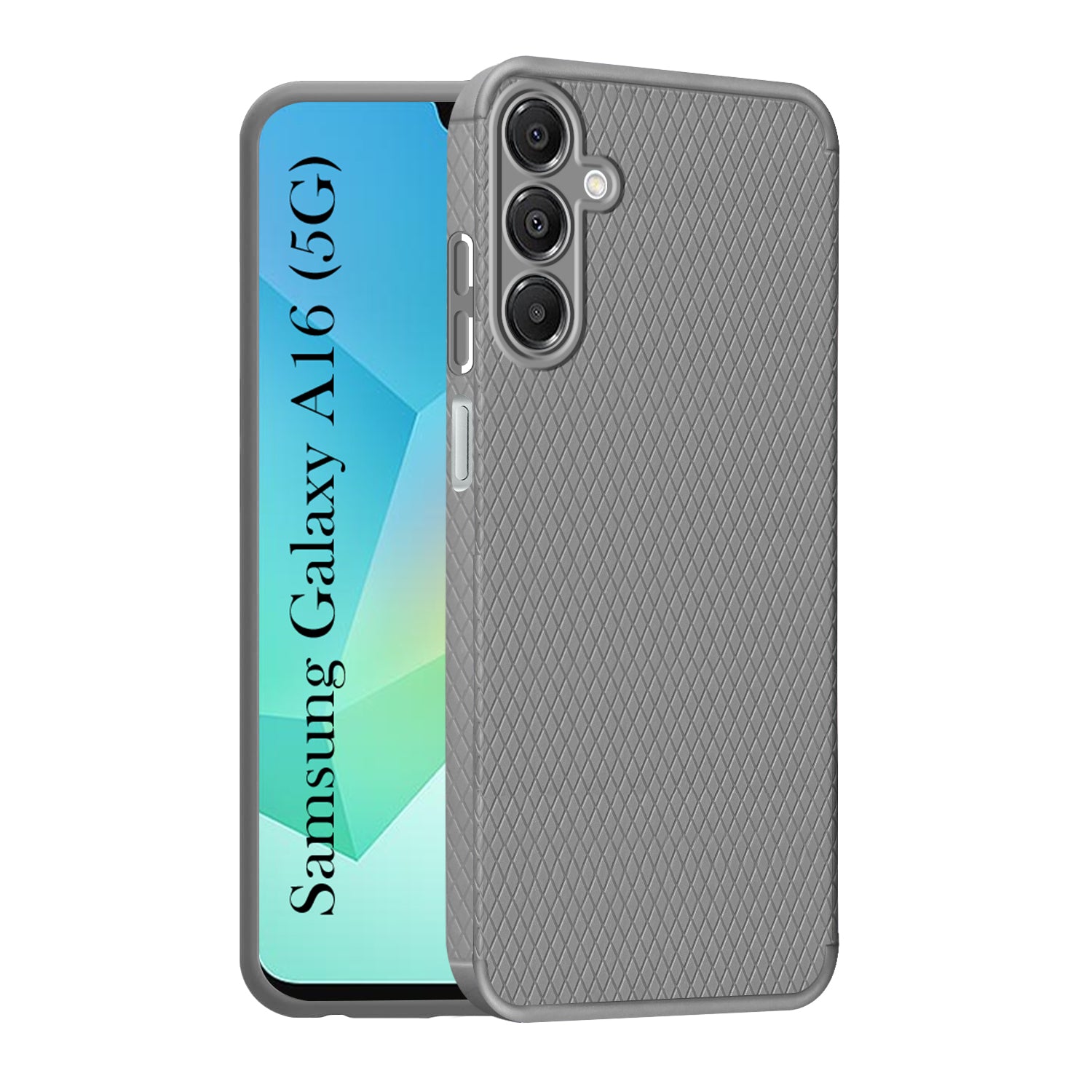 For Samsung Galaxy A16 5G Back Cover Case  (Liquid Silicone | Side Grip | Camera Protection)