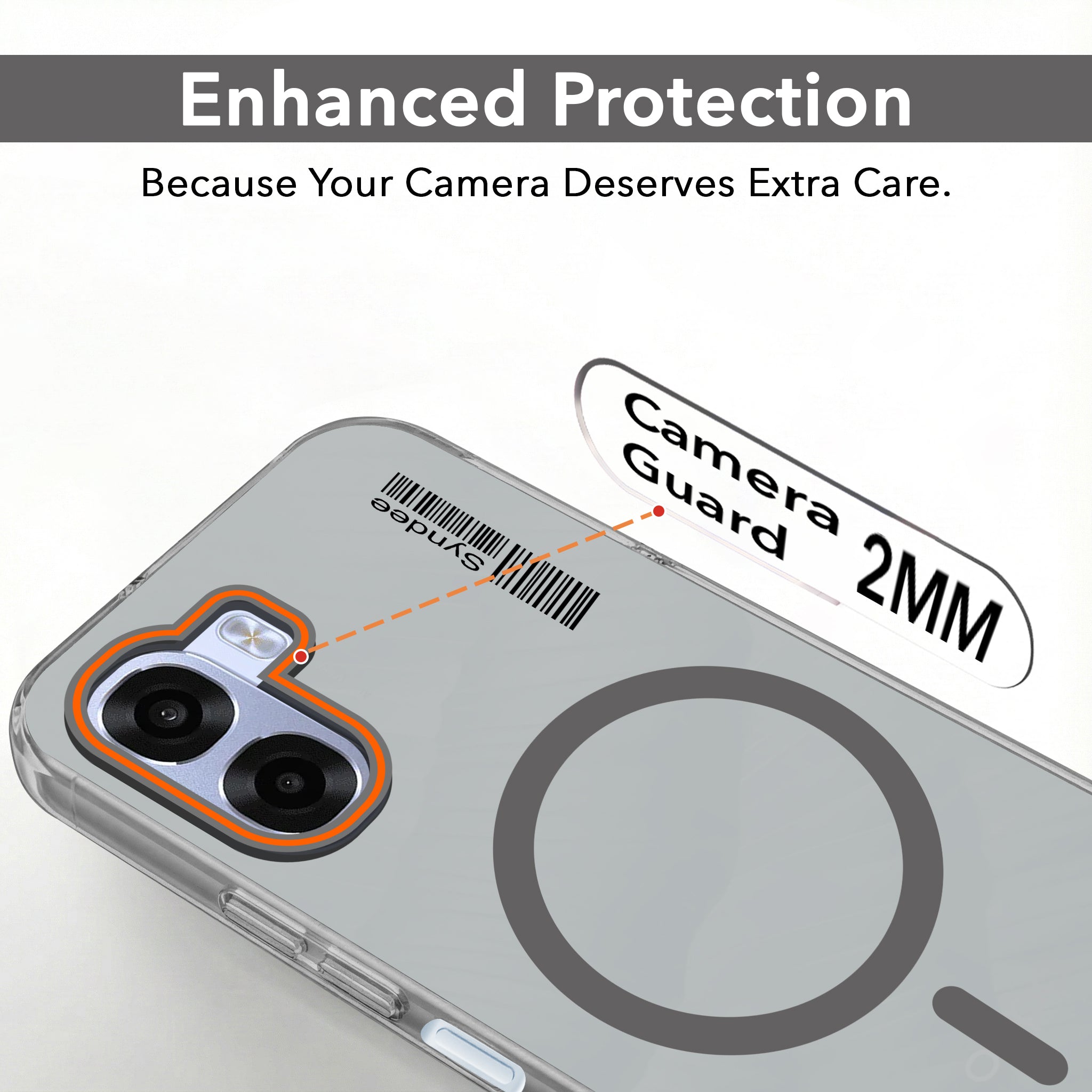 For Oppo K14x 5G Back Cover Case (Soft Touch | Camera Bump Protection | MagSafe Compatible | Matte Finish)