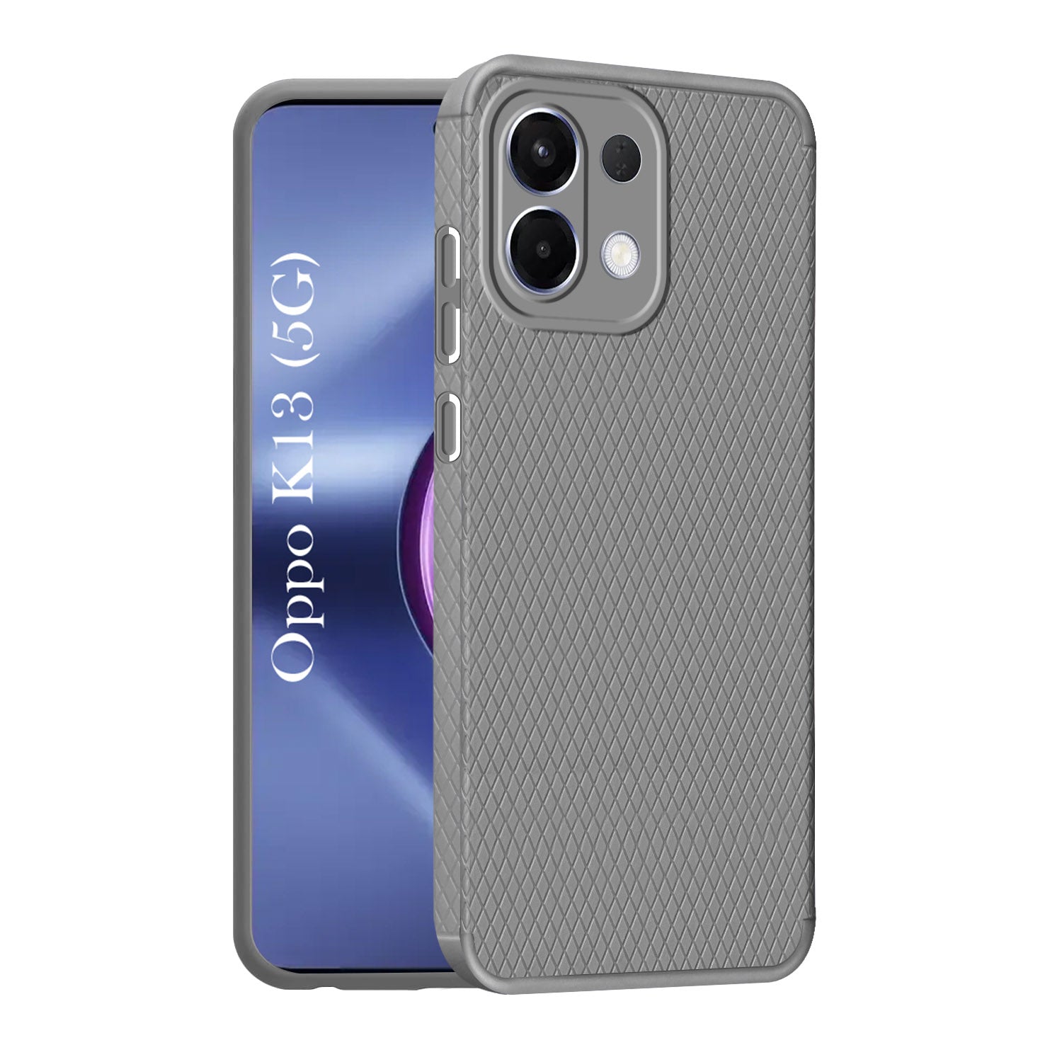 For Oppo K13 Back Cover Case (Liquid Silicone | Side Grip | Camera Protection)