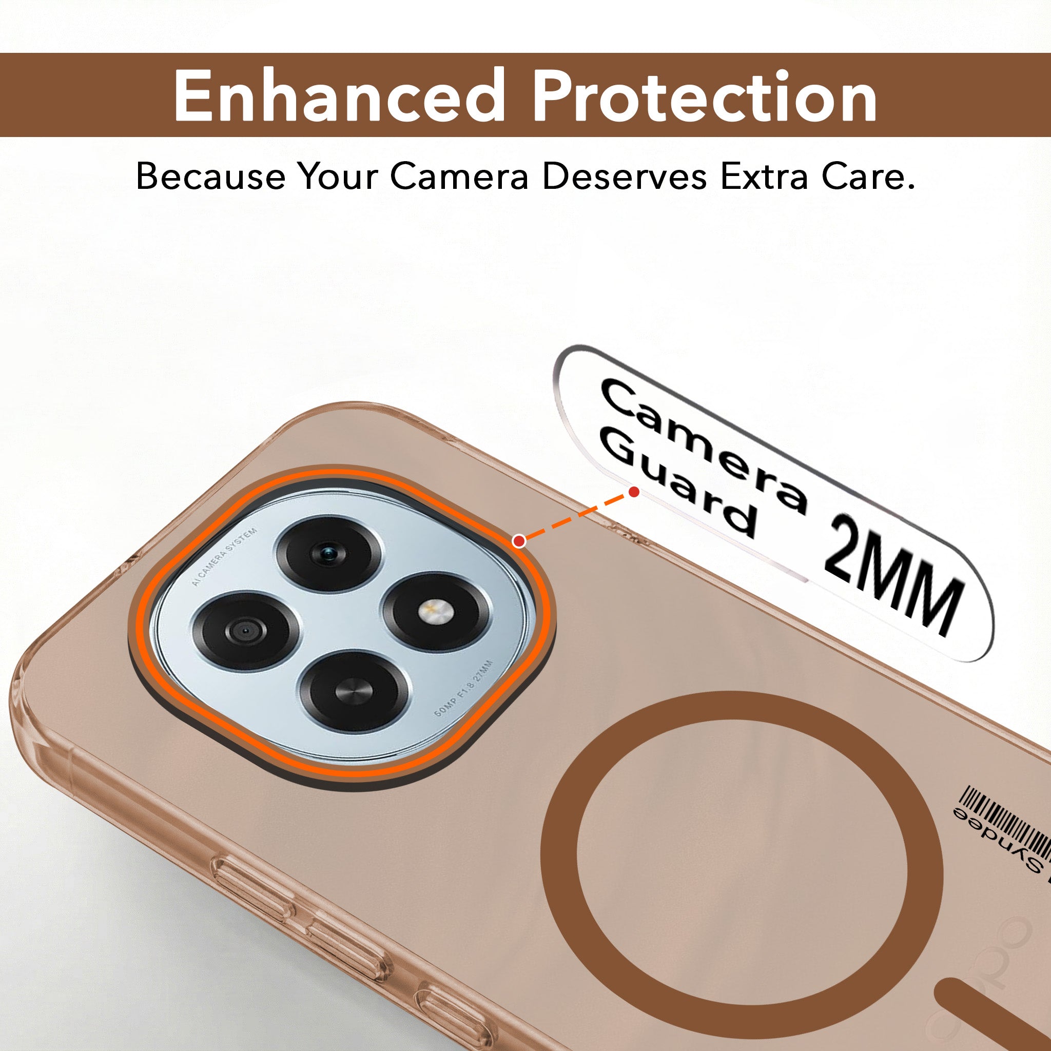 For Oppo F29 Back Cover Case (Soft Touch | Camera Bump Protection | MagSafe Compatible | Matte Finish)
