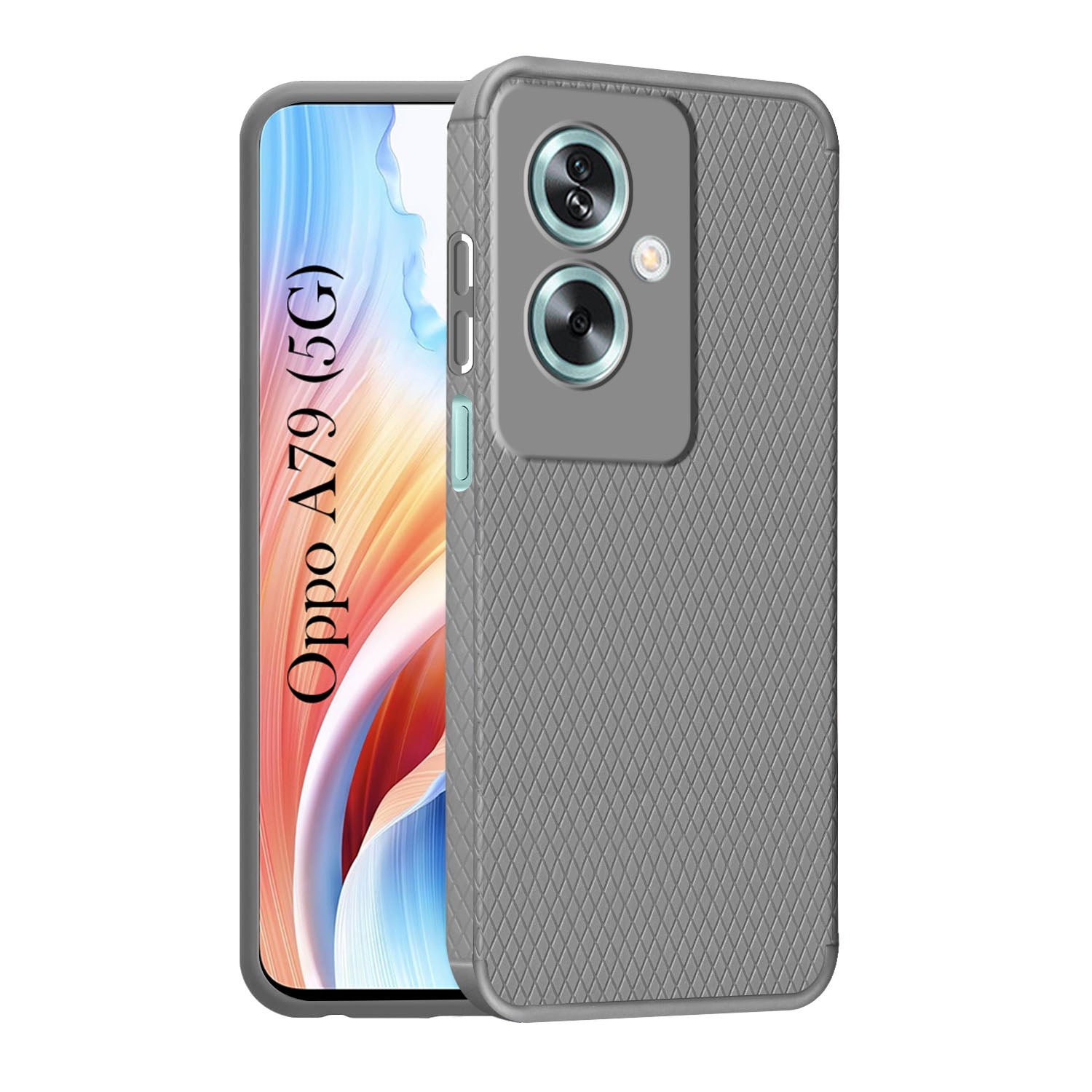 For Oppo A79 5G Back Cover Case (Liquid Silicone | Side Grip | Camera Protection)
