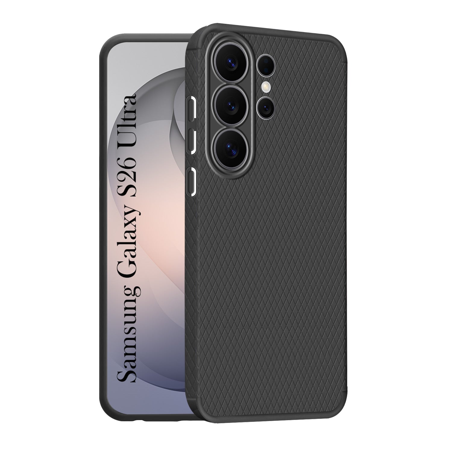 For Samsung Galaxy S26 Ultra Back Cover Case Liquid Silicone (Camera Protection | Side Grip Texture | Soft and Flexible)