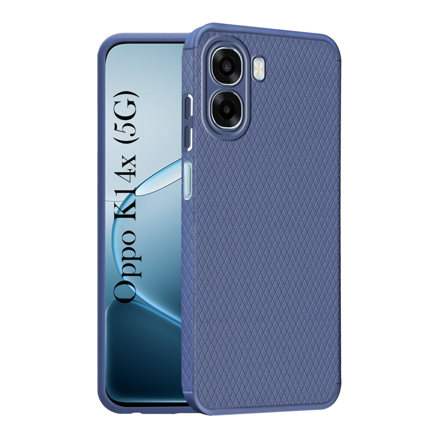 For Oppo K14x 5G Back Cover Case Liquid Silicone (Camera Protection | Side Grip Texture | Soft and Flexible)