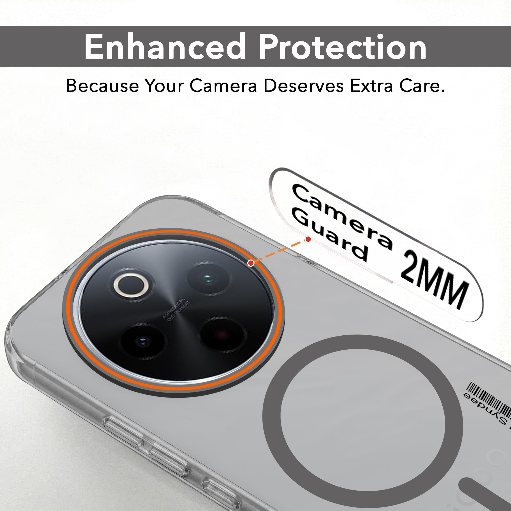 For Vivo iQOO Z10 Back Cover Case (Soft Touch | Camera Bump Protection | MagSafe Compatible | Matte Finish)