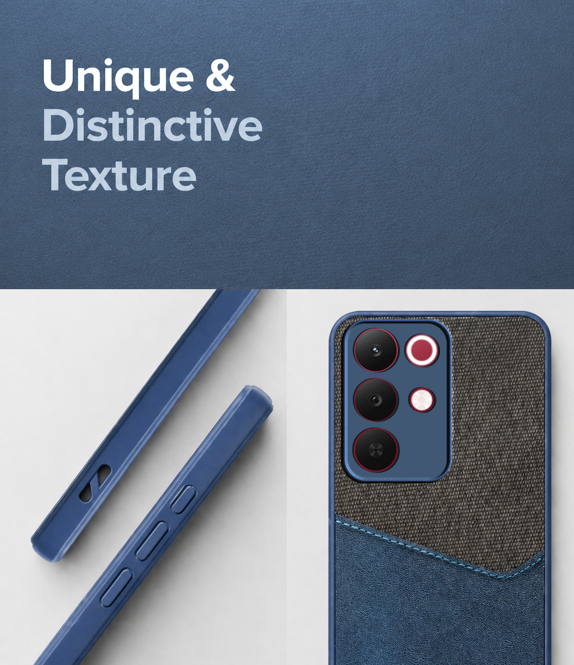 For Realme 15X Back Cover Case (Dual PU Leather Stitch | Professional Minimalist | Soft and Flexible)