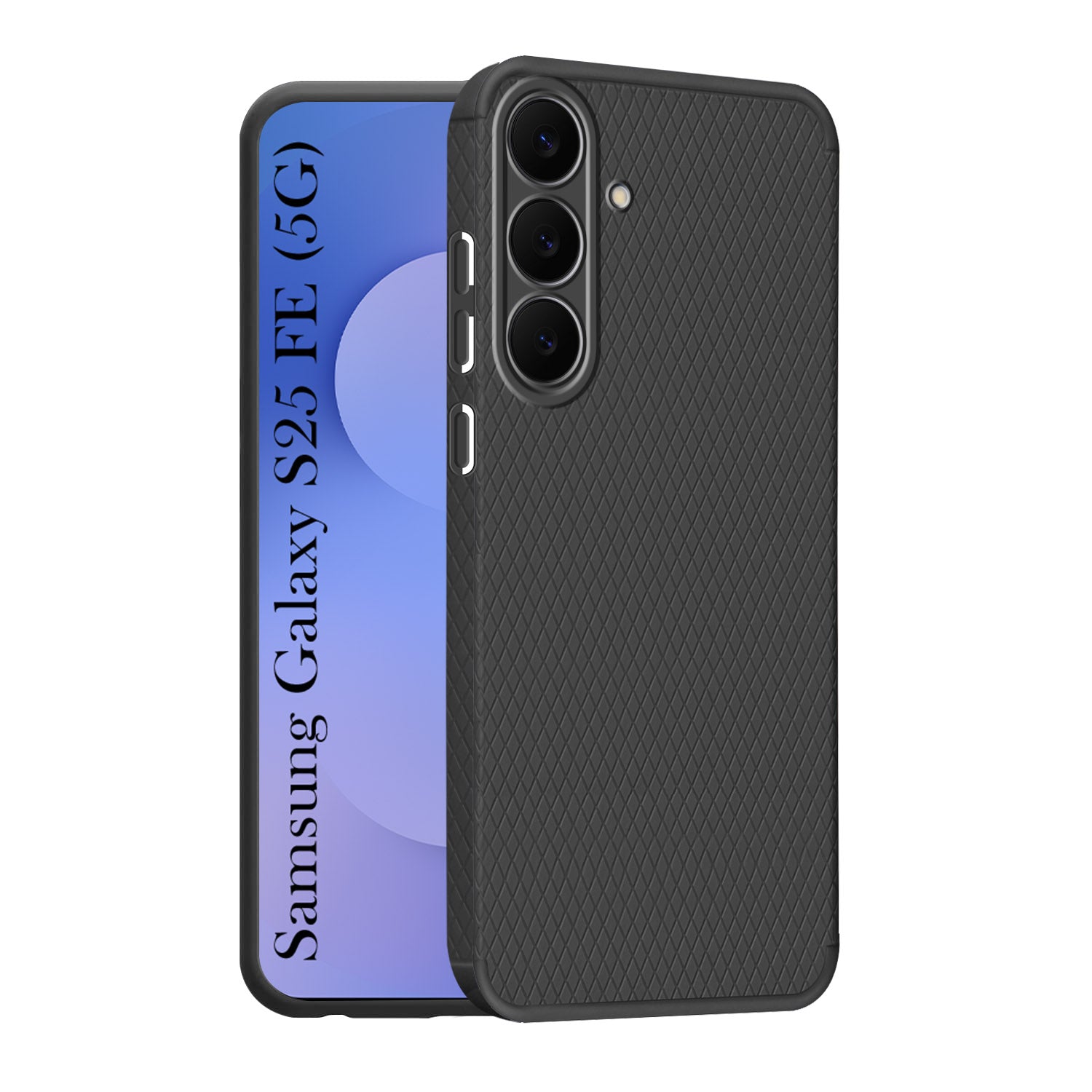 For Samsung Galaxy S25 FE Back Cover Case Liquid Silicone (Camera Protection | Side Grip Texture | Soft and Flexible)