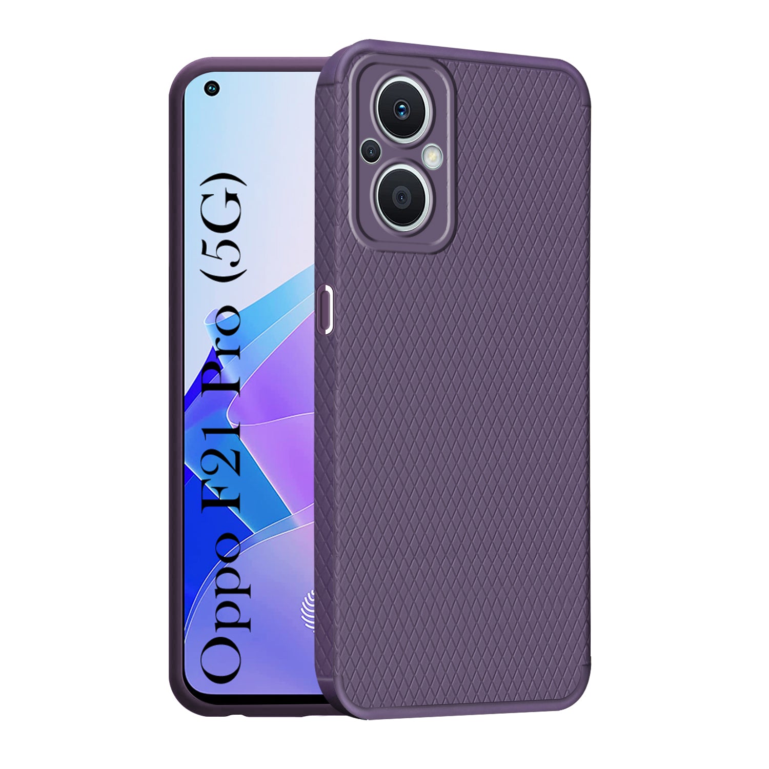 For Oppo F21 Pro 5G Back Cover Case (Liquid Silicone | Side Grip | Camera Protection)