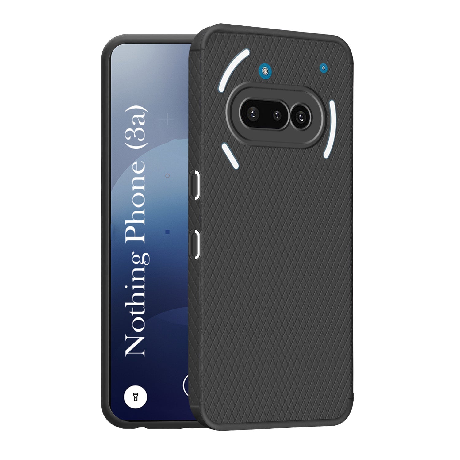 For Nothing Phone 3A 5G Back Cover Case (Liquid Silicone | Side Grip | Camera Protection)