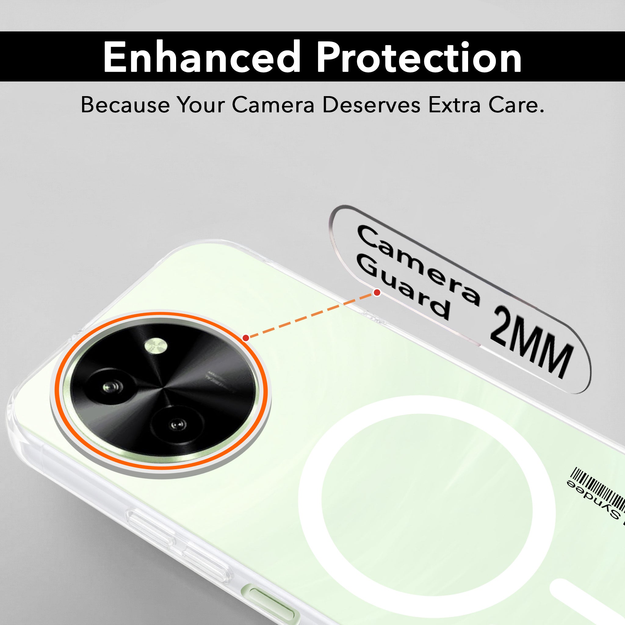 For Vivo T3x 5G Back Cover Case (Soft Touch | Camera Bump Protection | MagSafe Compatible | Matte Finish)