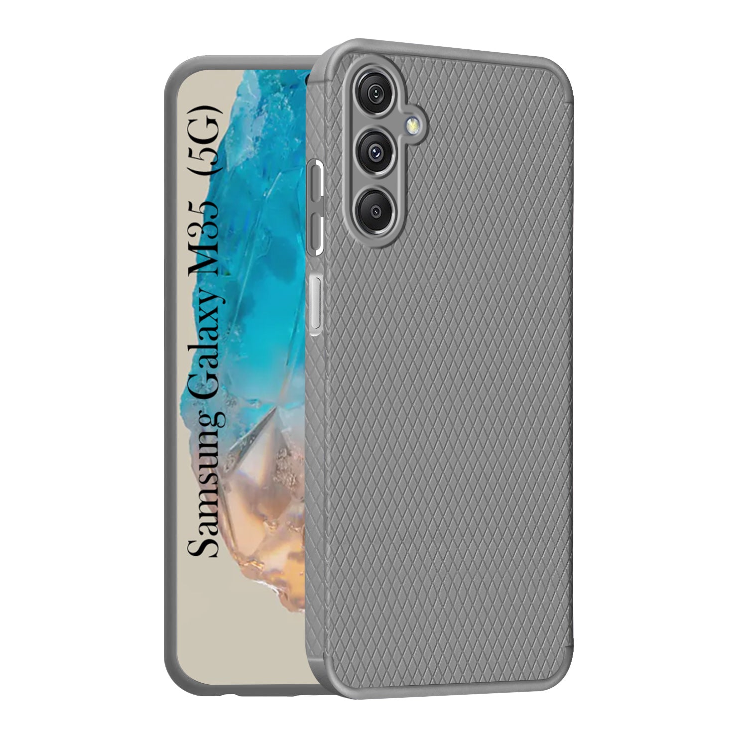 For Samsung Galaxy M35 5G Back Cover ( Silicone Clear Shockproof Case with Camera Protection | Soft and Flexible | Transparent)