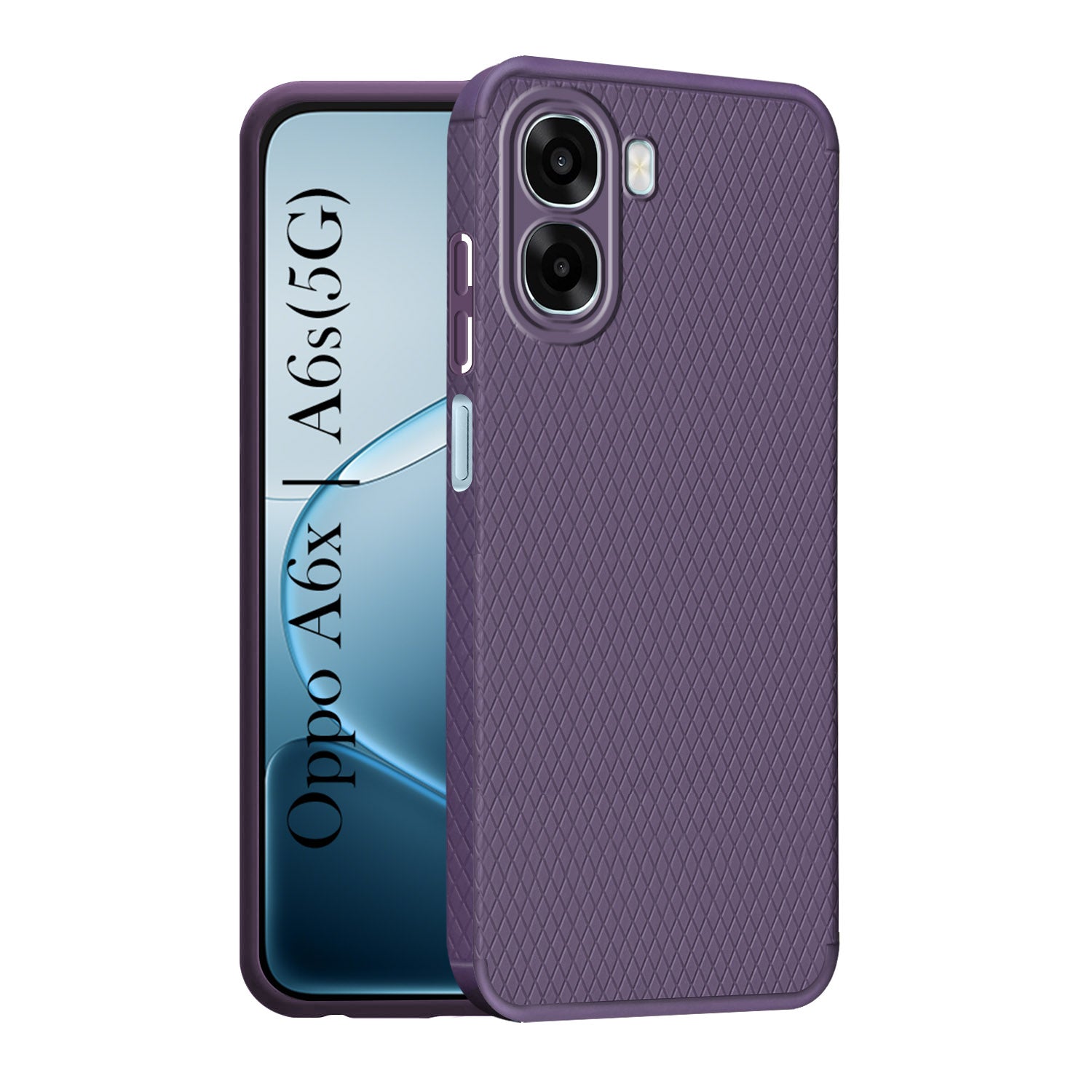 For Oppo A6X | Oppo A6s Back Cover Case Liquid Silicone (Camera Protection | Side Grip Texture | Soft and Flexible)