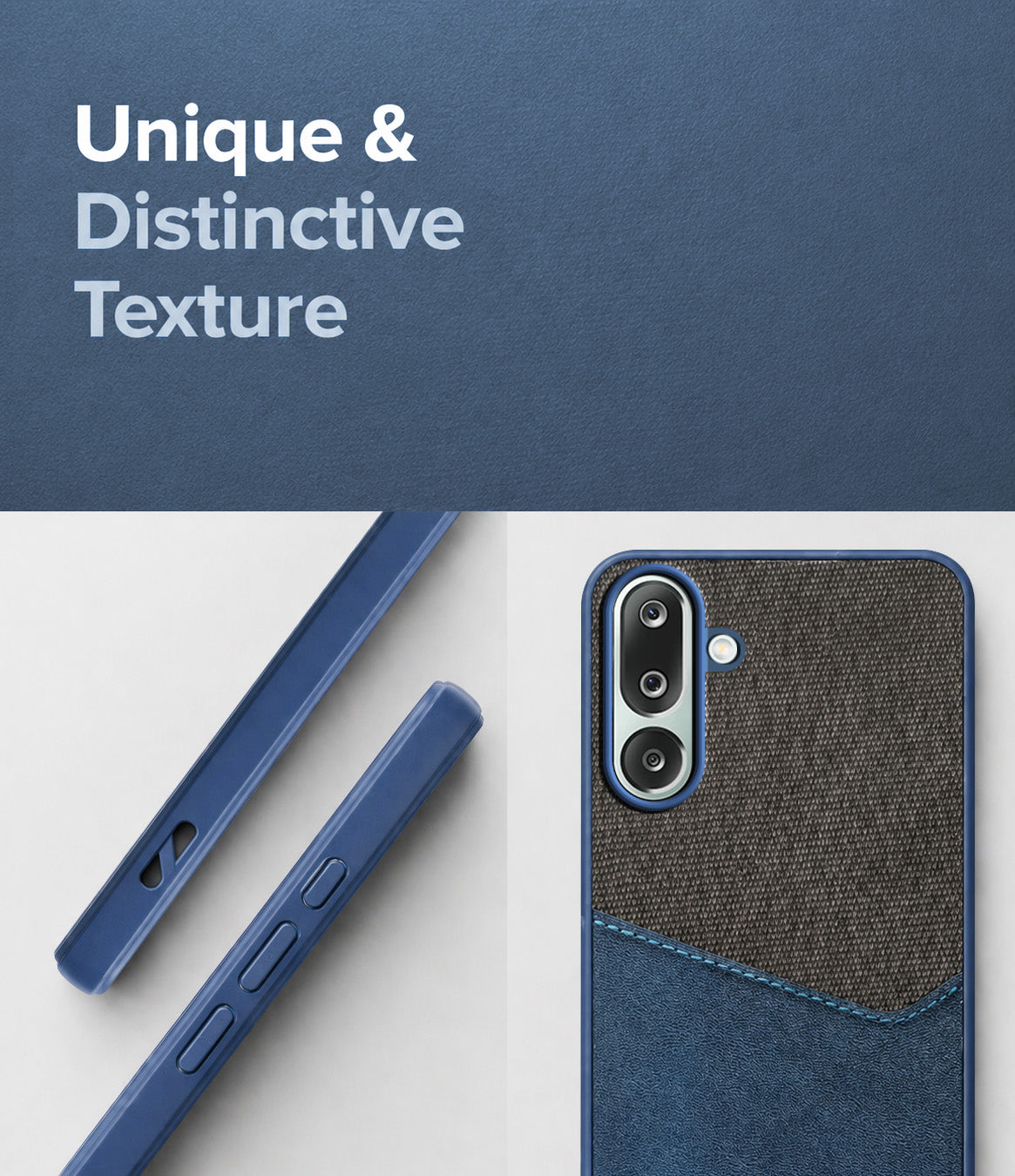 For Samsung Galaxy M36 | Samsung Galaxy F36 Back Cover Case (Dual PU Leather Stitch | Professional Minimalist | Soft and Flexible)