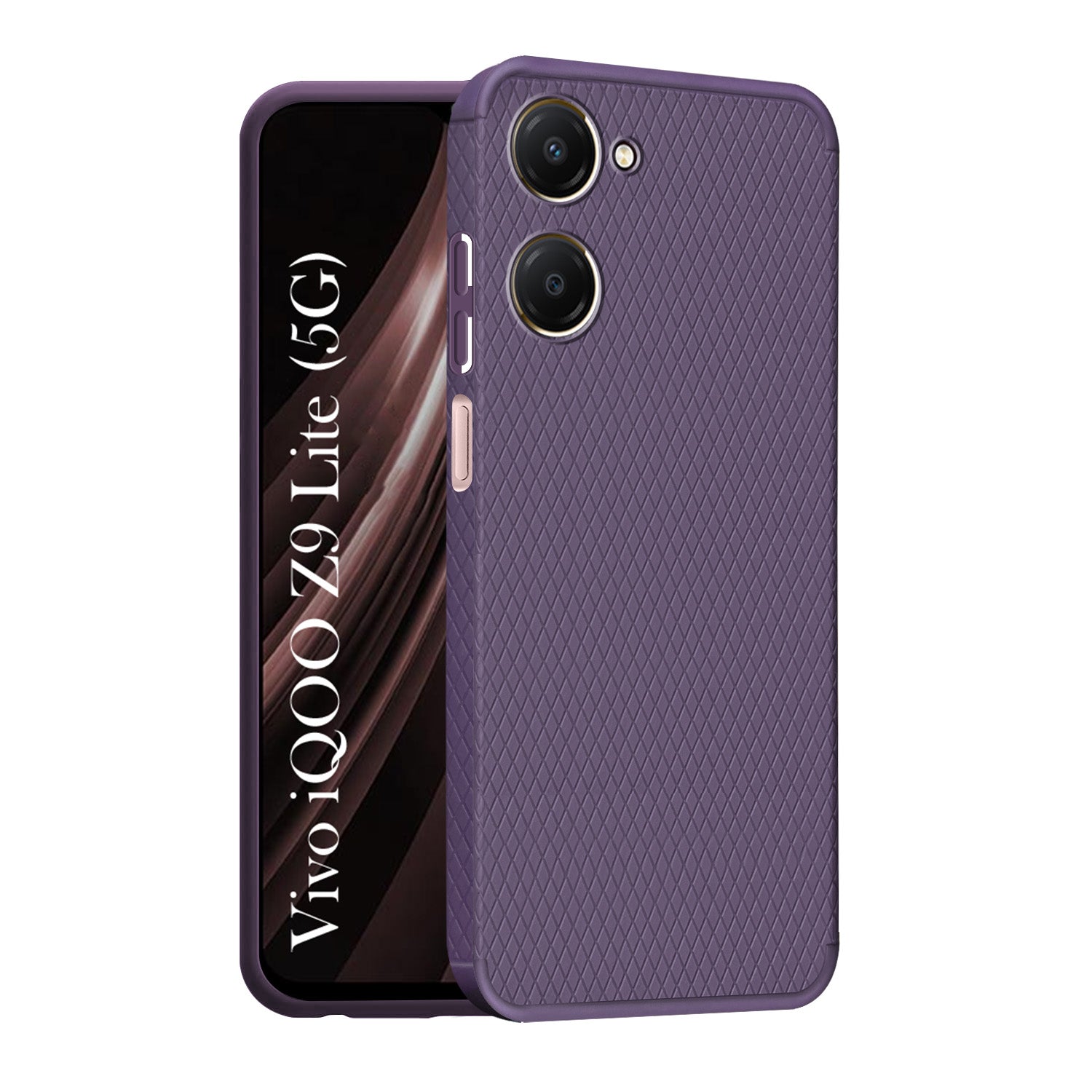 For Vivo iQOO Z9 Lite 5G Back Cover Case Liquid Silicone (Camera Protection | Side Grip Texture | Soft and Flexible)