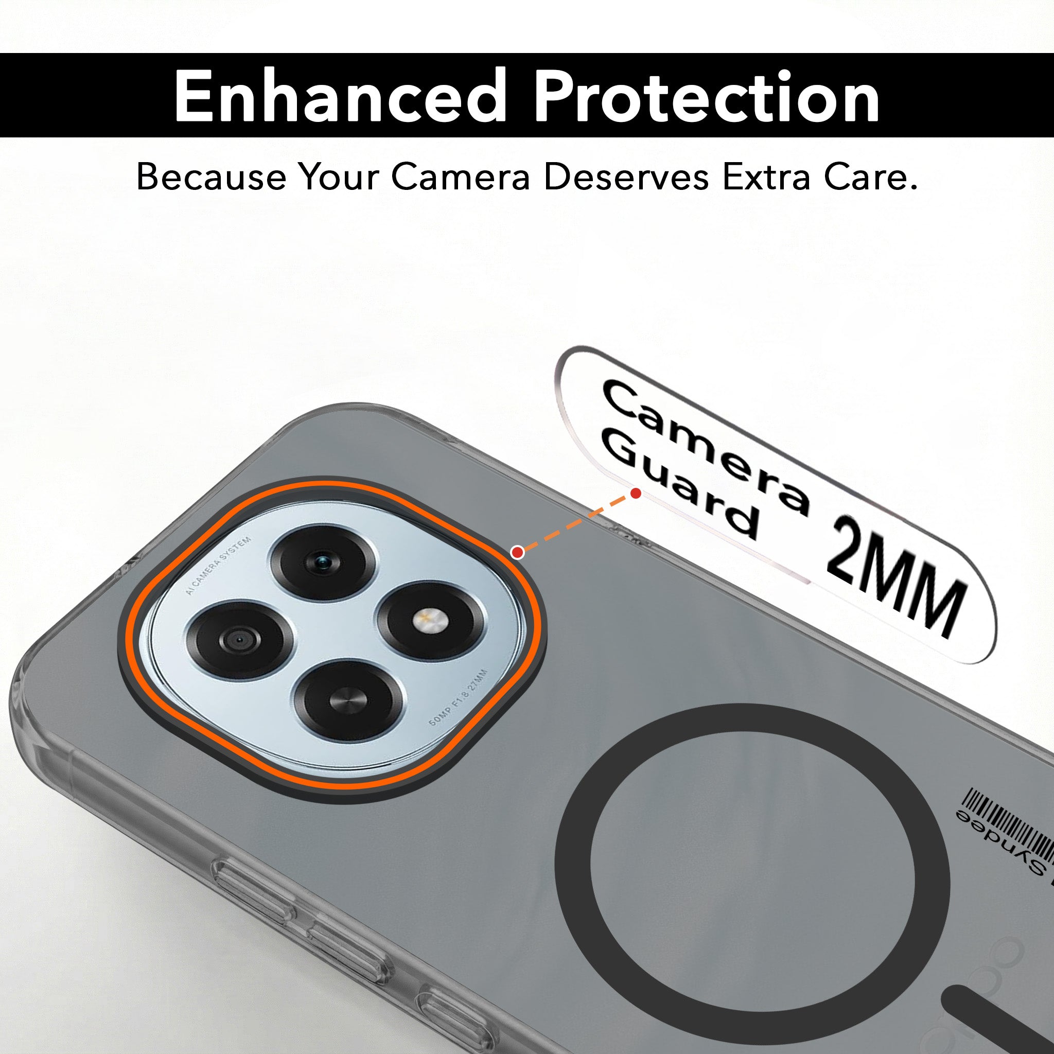 For Oppo F29 Back Cover Case (Soft Touch | Camera Bump Protection | MagSafe Compatible | Matte Finish)