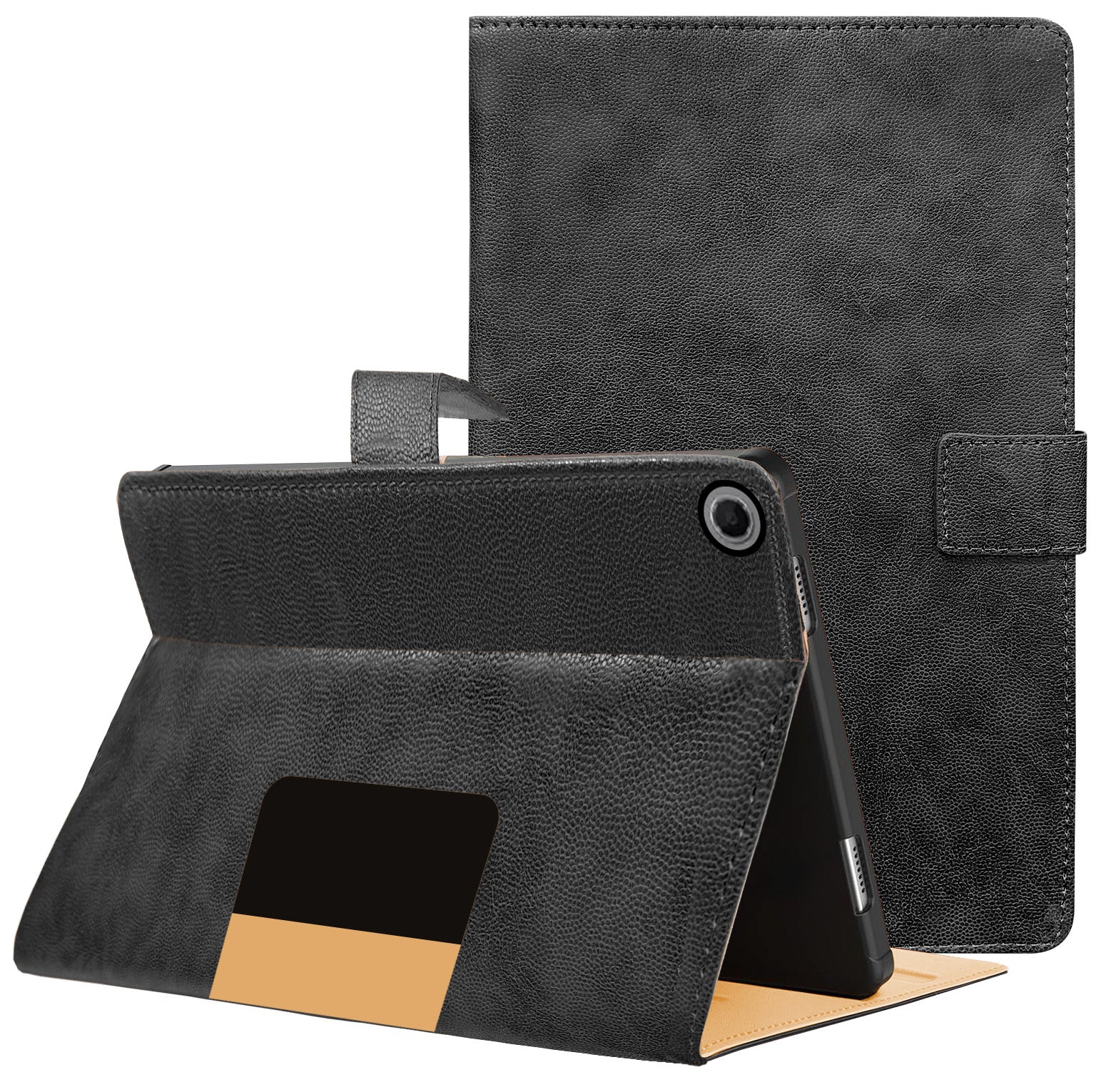 For Lenovo Tab Plus 11.5 Inch TB351FU Flip Cover Folio Cover (PU Leather | Multi-Angle Smart Stand | Card Storage Slots | Silicone Back Pouch)