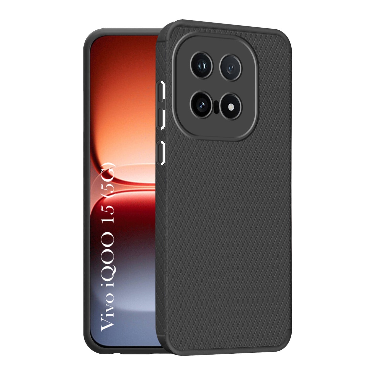 For Vivo iQOO 15 5G Back Cover Case Liquid Silicone (Camera Protection | Side Grip Texture | Soft and Flexible)