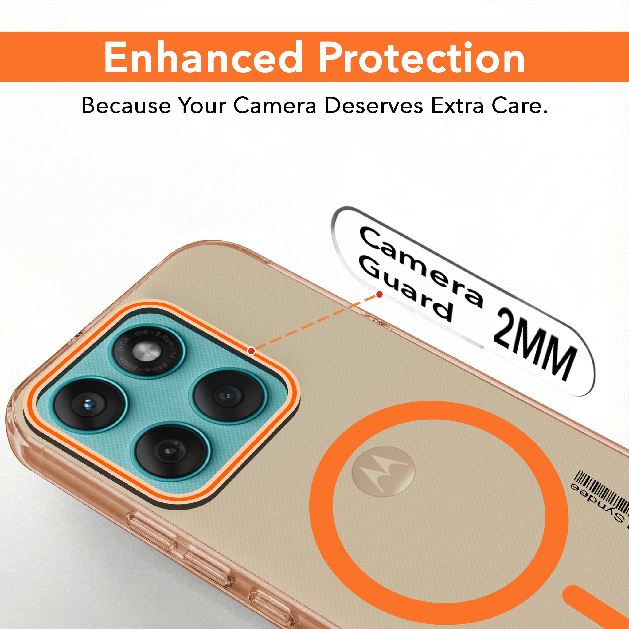 For Motorola Moto Edge 60 Fusion Back Cover Case (Soft Touch | Camera Bump Protection | MagSafe Compatible | Matte Finish)
