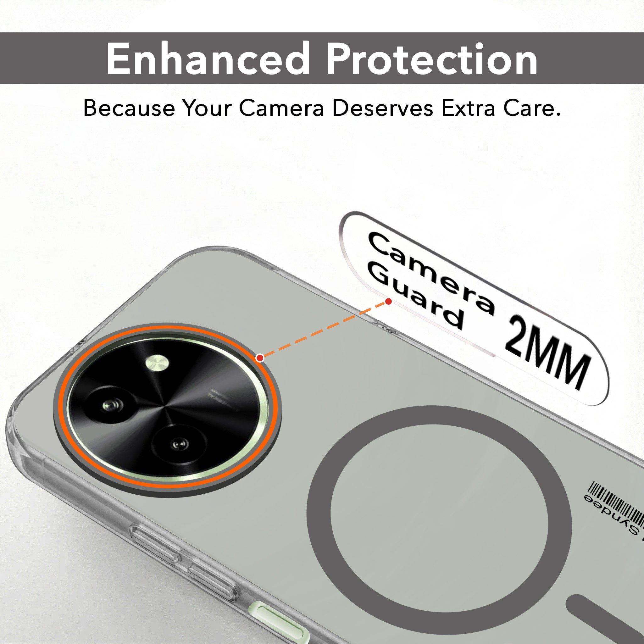 For Vivo T3x 5G Back Cover Case (Soft Touch | Camera Bump Protection | MagSafe Compatible | Matte Finish)