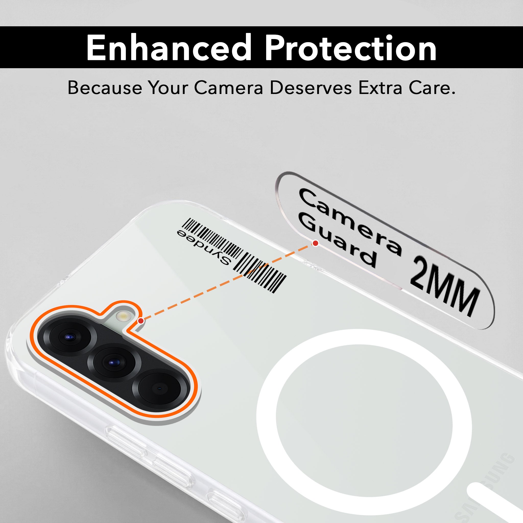 For Samsung Galaxy A56 Back Cover Case (Soft Touch | Camera Bump Protection | MagSafe Compatible | Matte Finish)