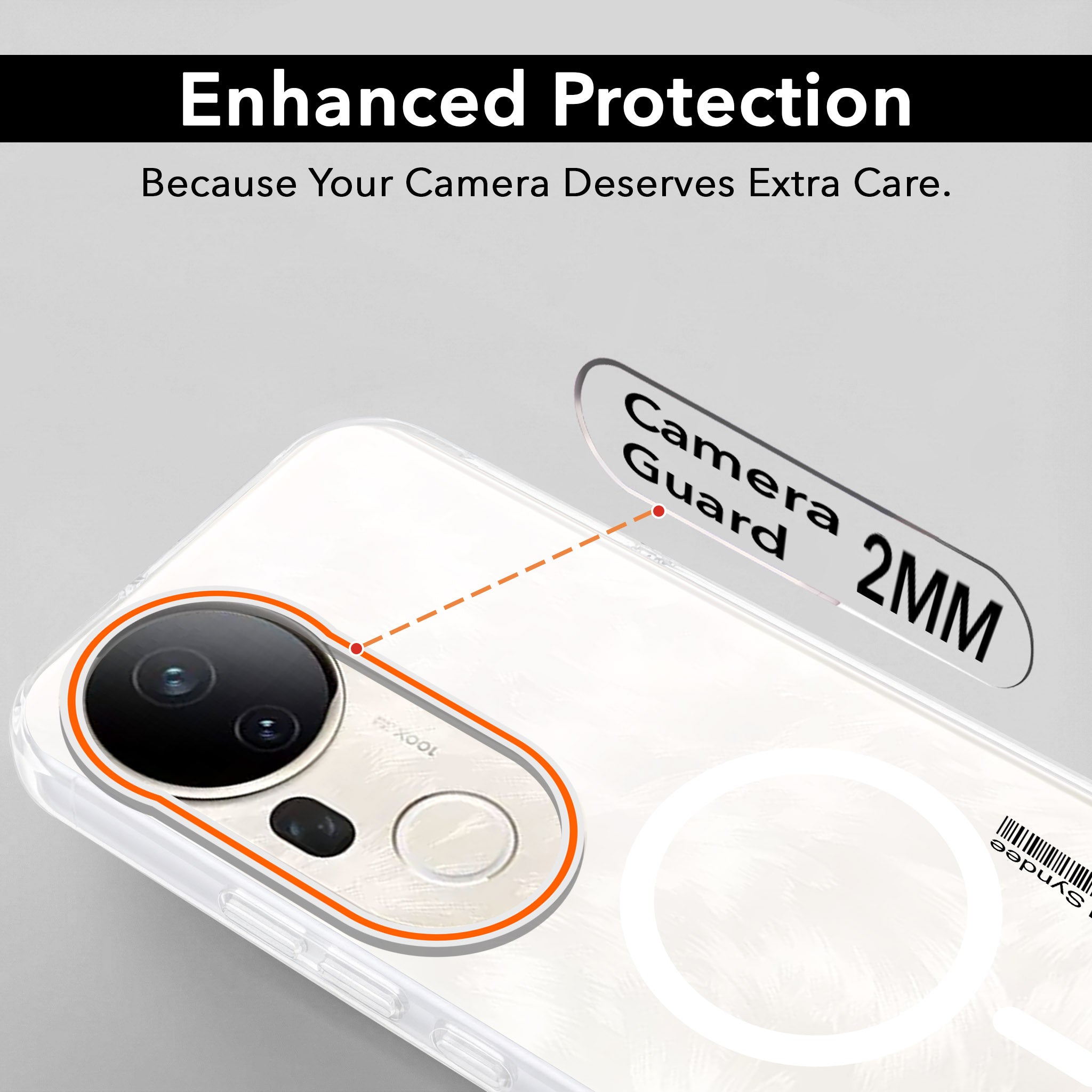 For Vivo T4 Ultra Back Cover Case (Soft Touch | Camera Bump Protection | MagSafe Compatible | Matte Finish)