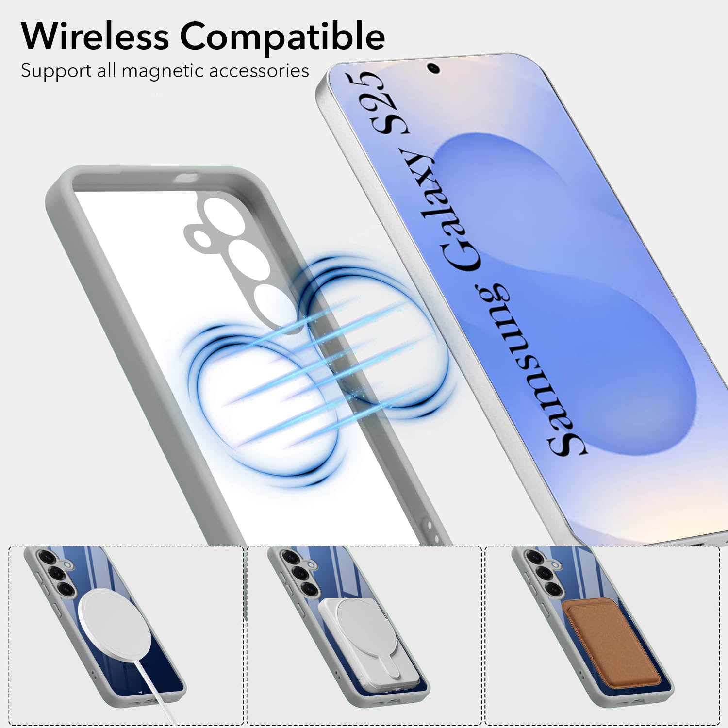 For Samsung Galaxy S25 Back Cover Case (Lifetime Anti Yellow | Anti Scratch | Crystal Clear Shockproof)