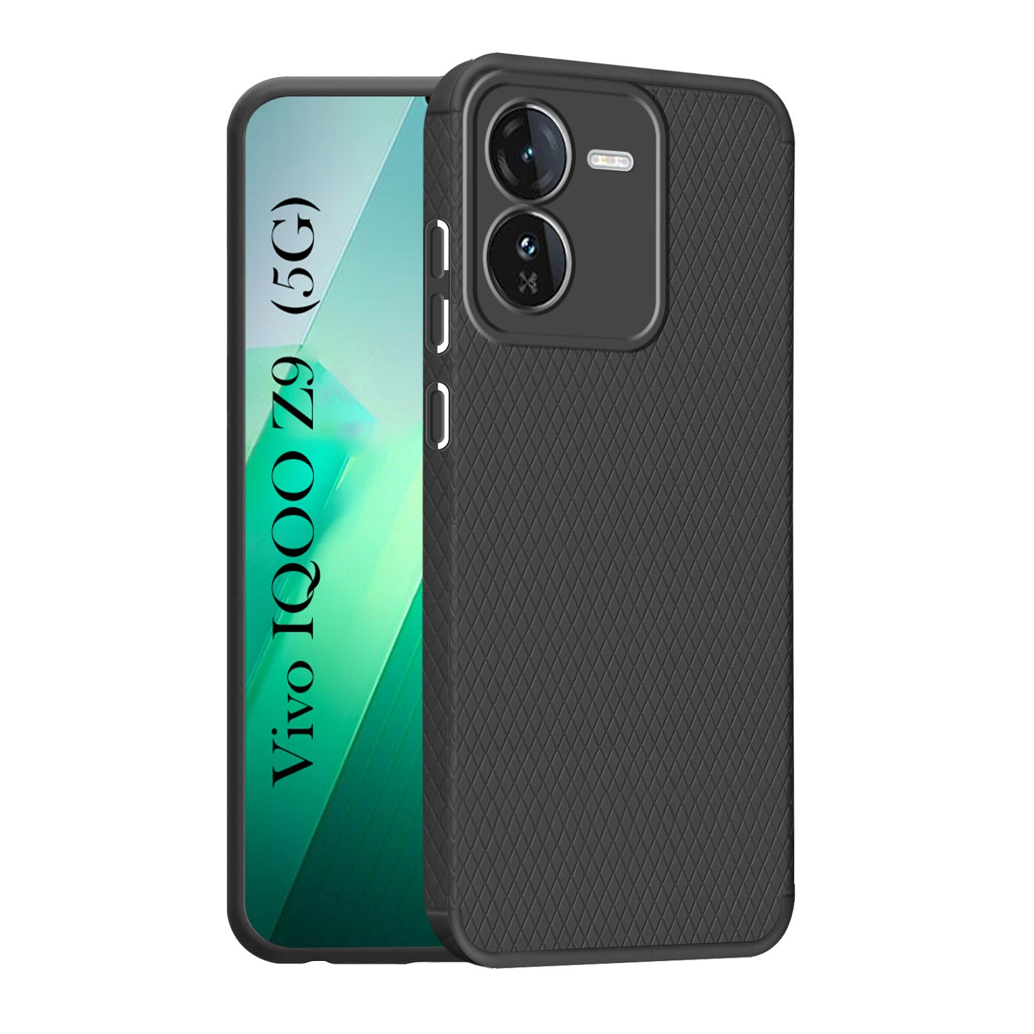For Vivo IQOO Z9 5G Back Cover Case (Liquid Silicone | Side Grip | Camera Protection)