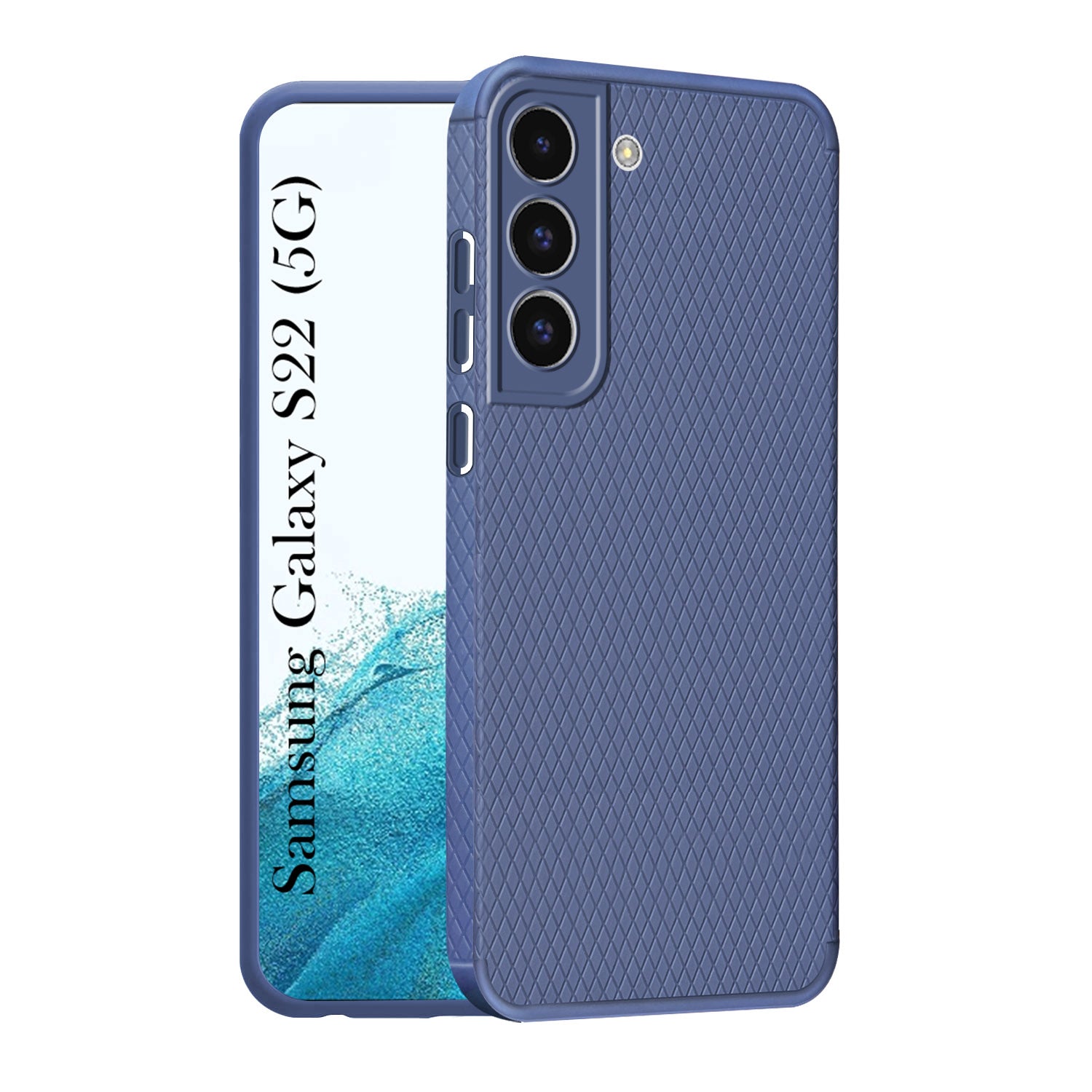 For Samsung Galaxy S22 5G Back Cover Case (Liquid Silicone | Side Grip | Camera Protection)