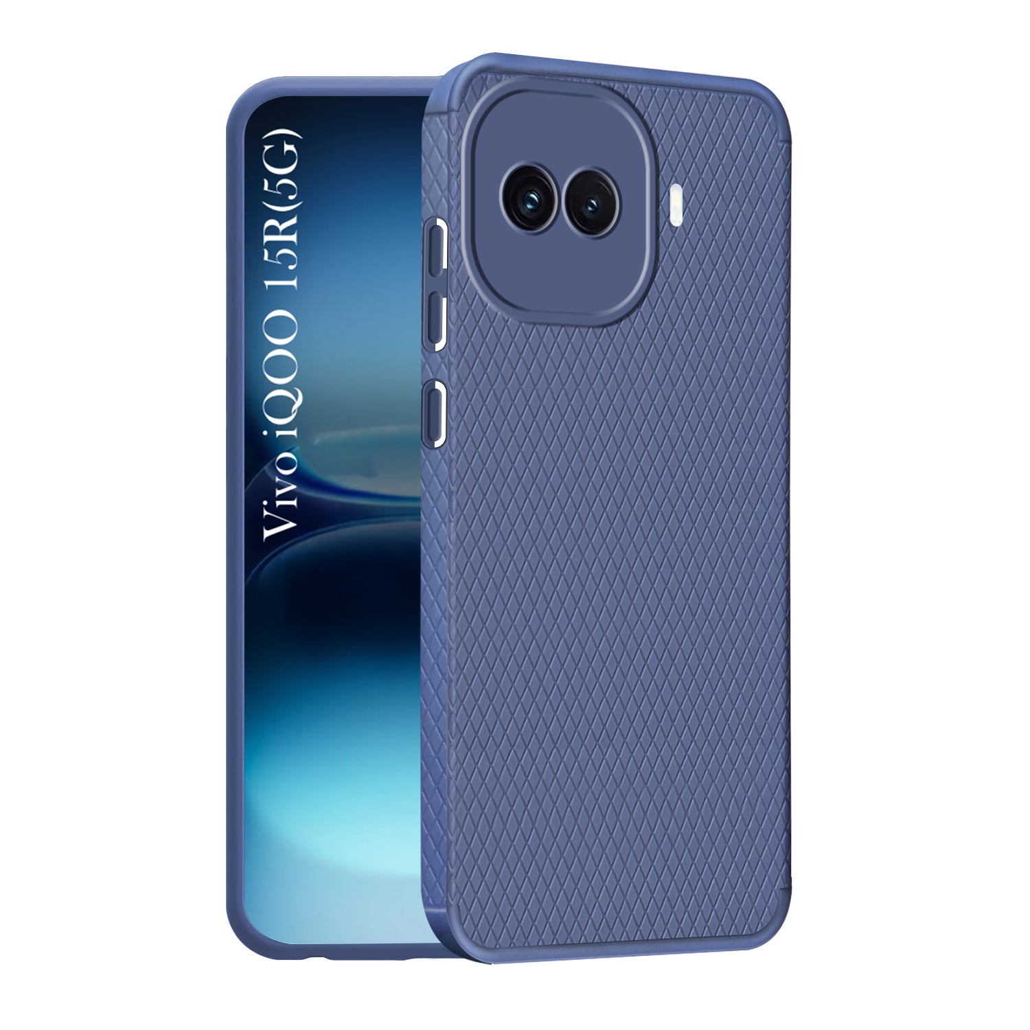 For Vivo iQOO 15R 5G Back Cover Case Liquid Silicone (Camera Protection | Side Grip Texture | Soft and Flexible)