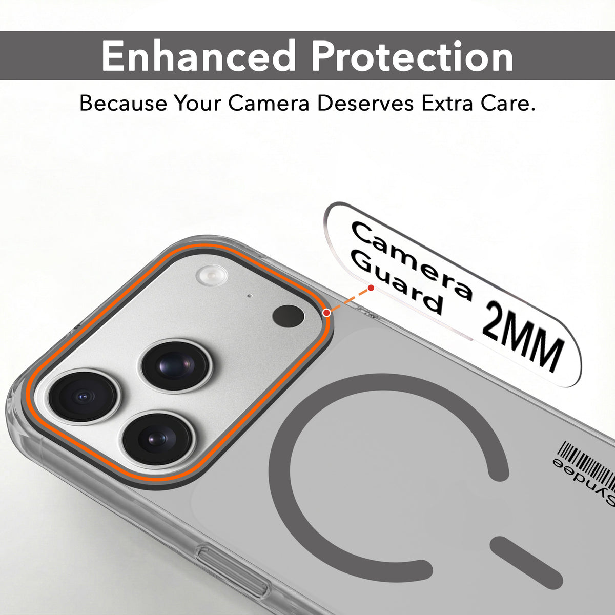 For iPhone 17 Pro | iPhone 18 Pro Back Cover Case (Soft Touch | Camera Bump Protection | MagSafe Compatible | Matte Finish)