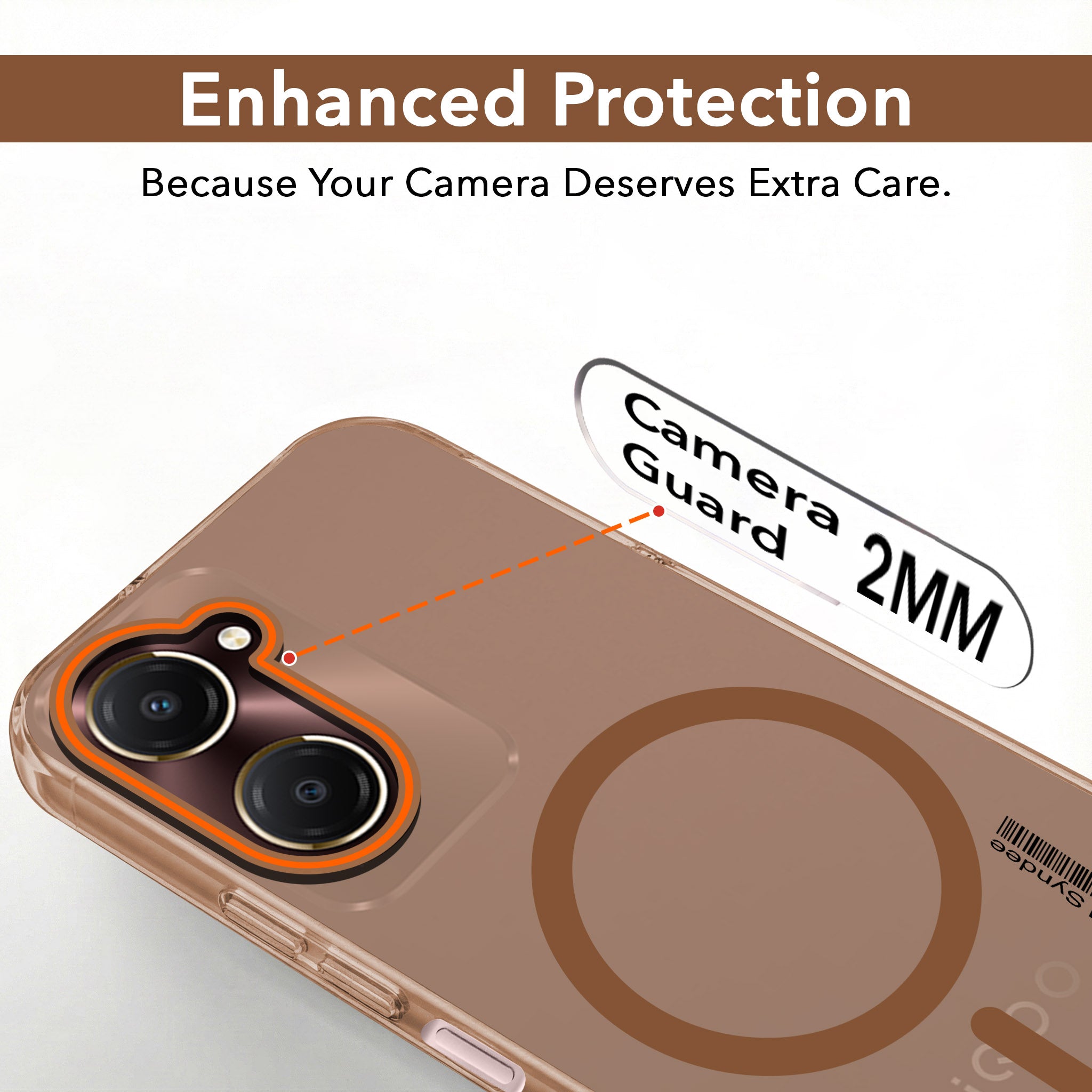 For Vivo iQOO Z9 Lite Back Cover Case (Soft Touch | Camera Bump Protection | MagSafe Compatible | Matte Finish)