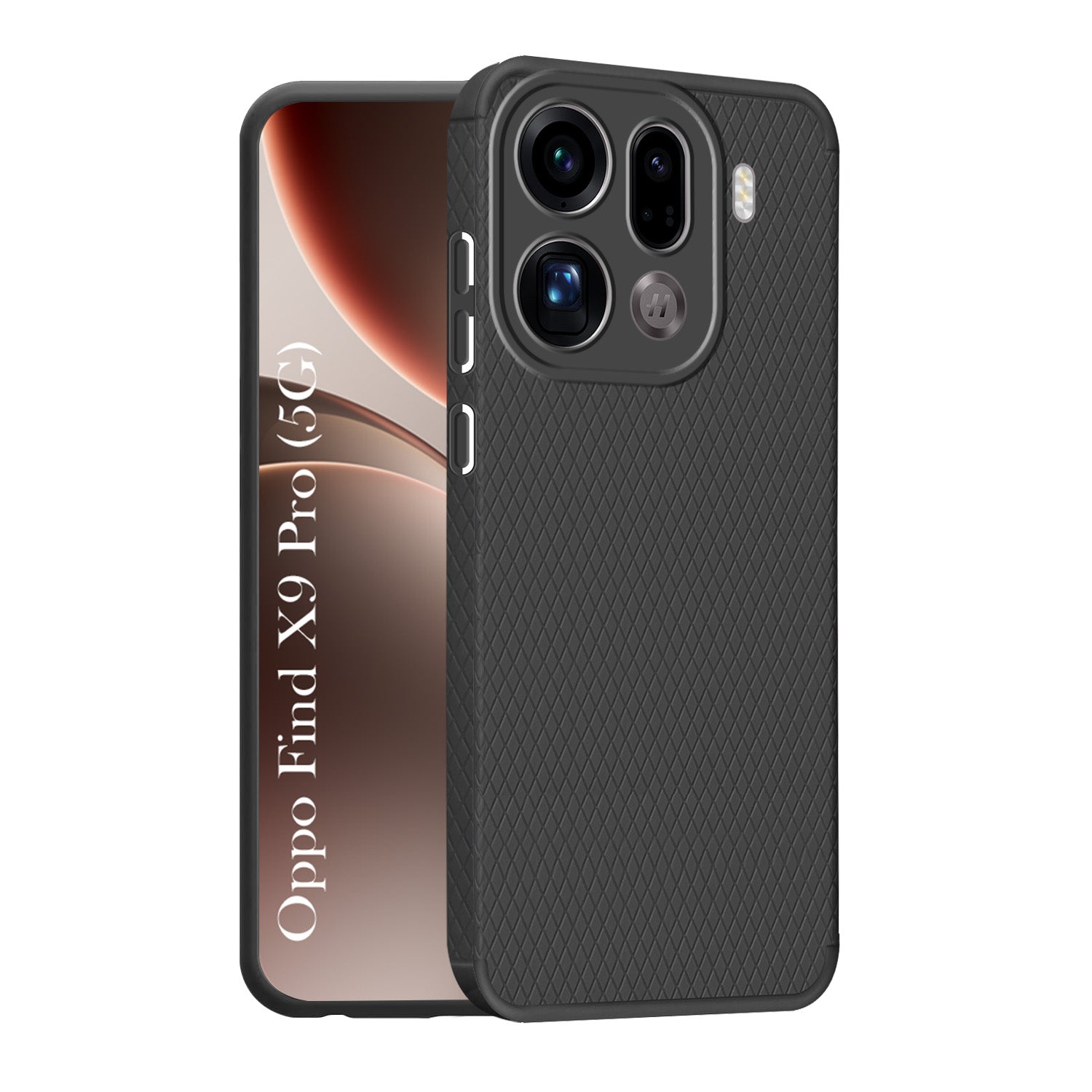 For Oppo Find X9 Pro Back Cover Case Liquid Silicone (Camera Protection | Side Grip Texture | Soft and Flexible)