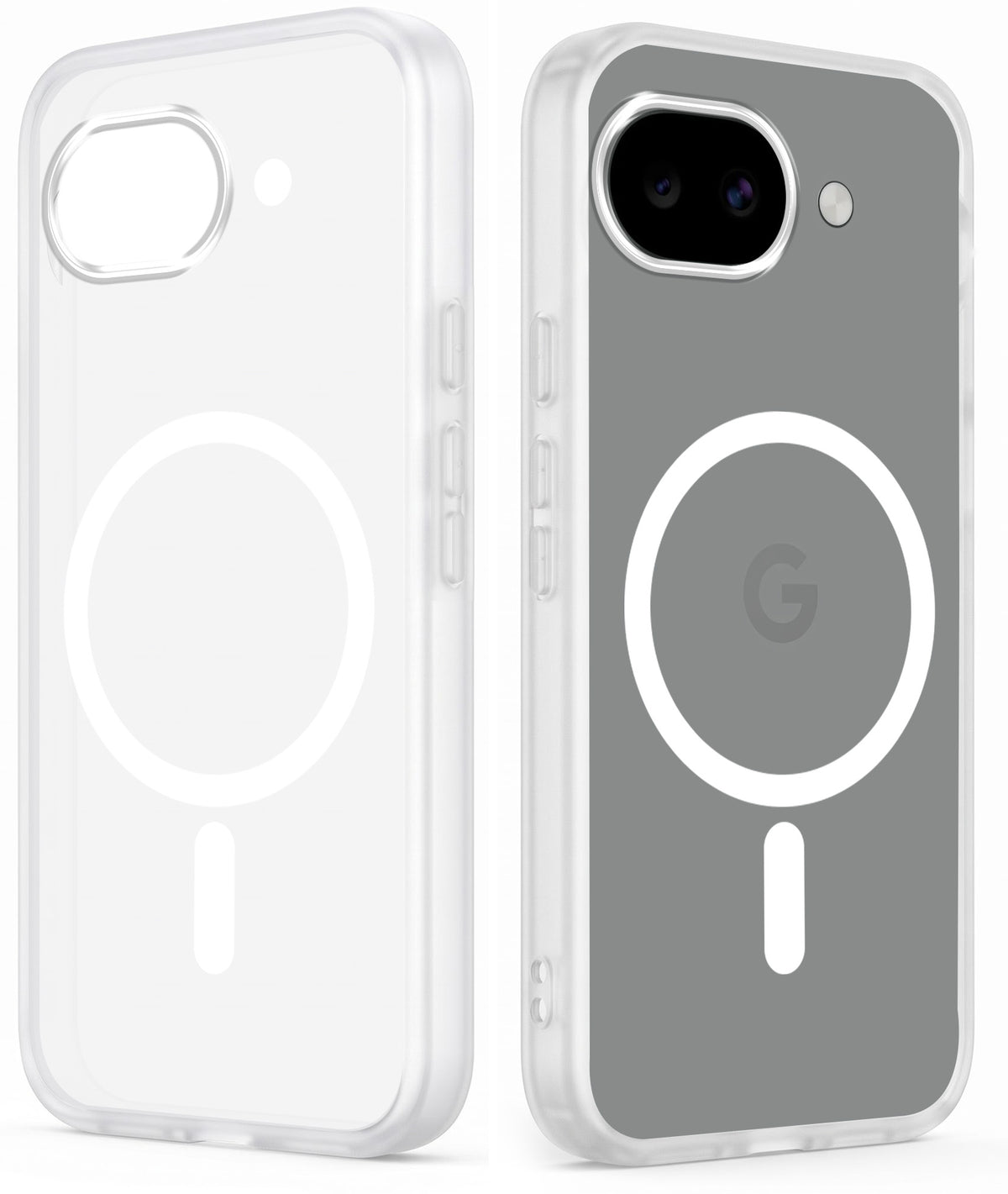 For Google Pixel 10a Matte Finish Back Case Cover (MagSafe Compatible | Translucent Soft Touch | Slim and Unbreakable)