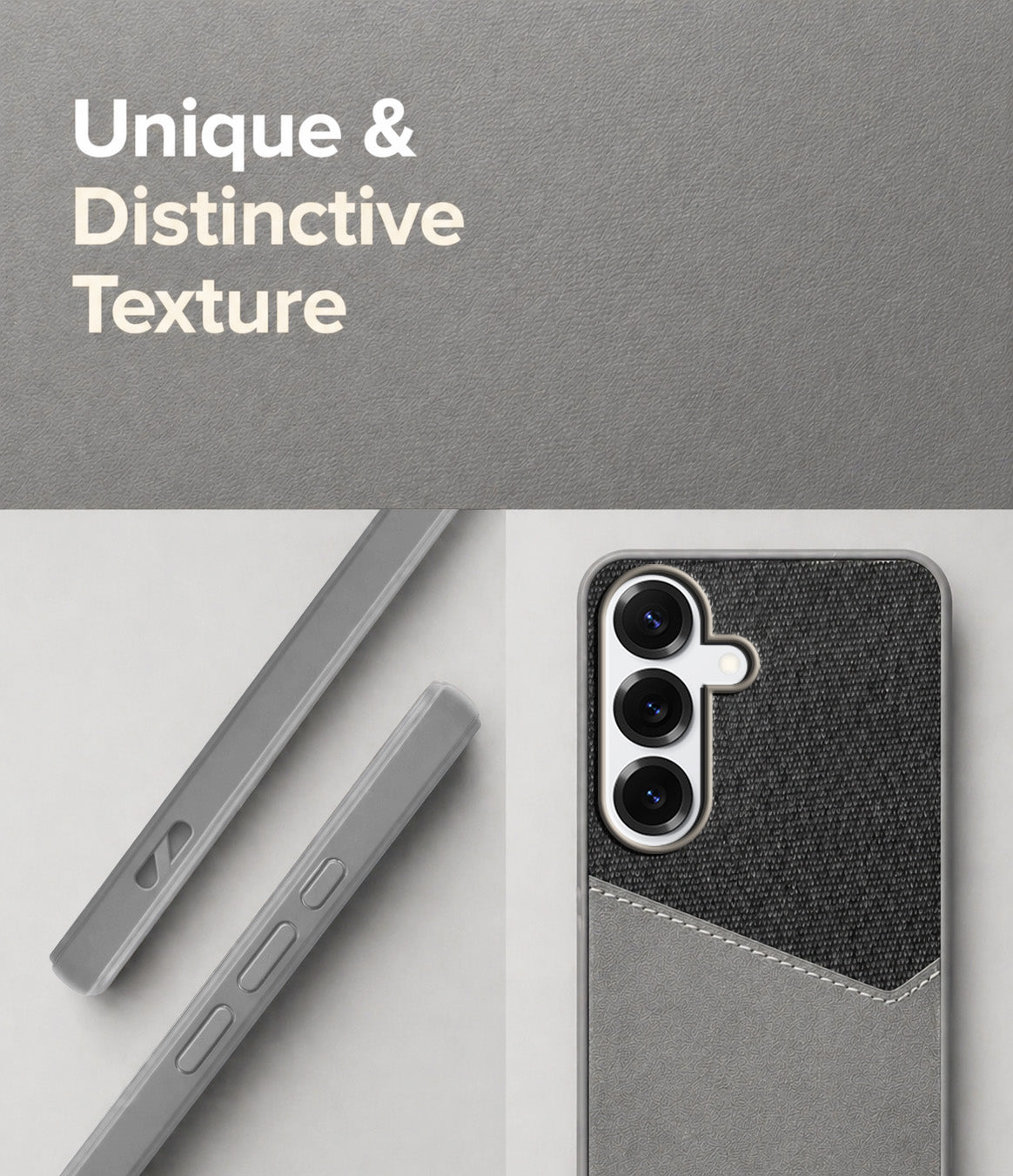 For Samsung Galaxy S25 Plus Back Cover Case (Dual PU Leather Stitch | Professional Minimalist | Soft and Flexible)