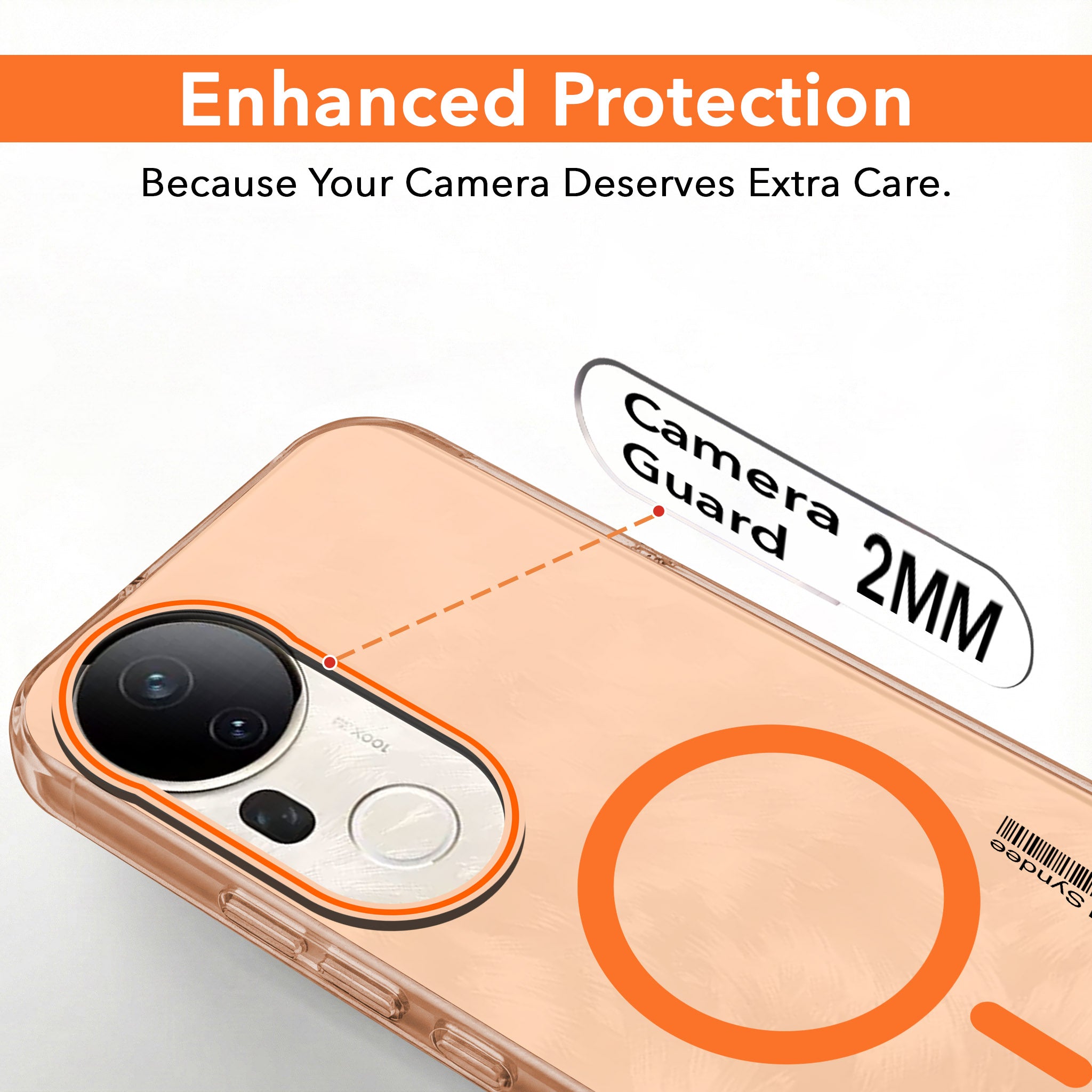 For Vivo T4 Ultra Back Cover Case (Soft Touch | Camera Bump Protection | MagSafe Compatible | Matte Finish)