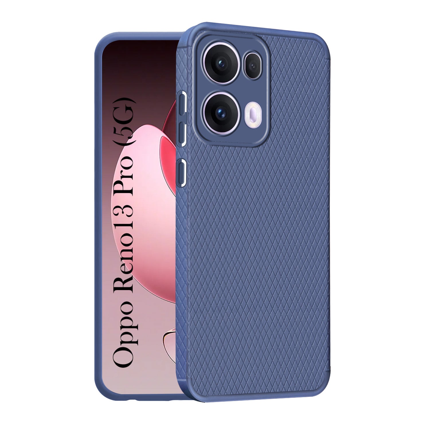 For Oppo Reno13 Pro | Oppo Reno 13 Pro Back Cover Case (Camera Protection | Side Grip Texture | Soft and Flexible)
