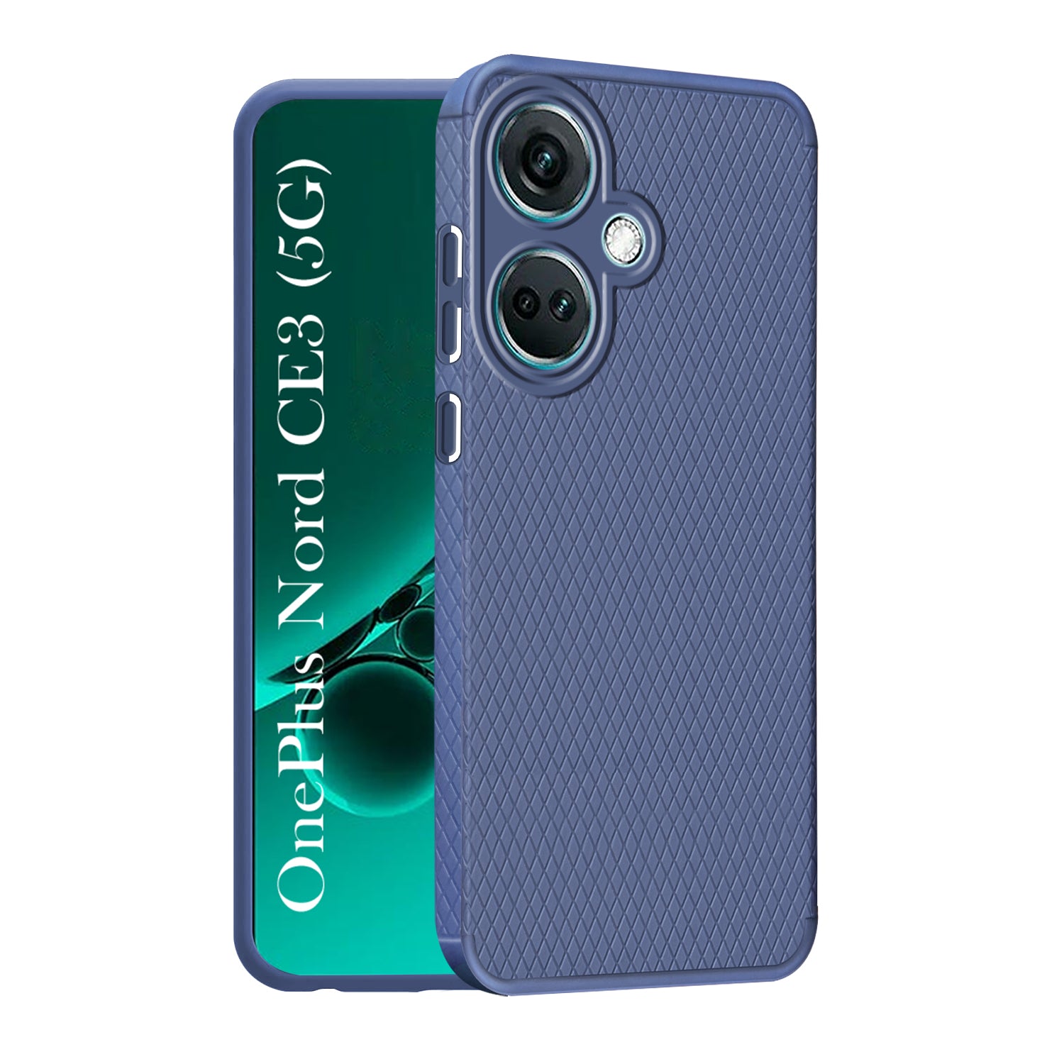 For Oneplus Nord CE 3 Back Case Cover (Liquid Silicone |  Camera Protection | Side Grip)