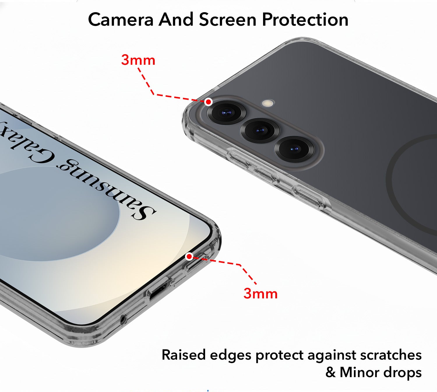 For Samsung Galaxy S25 Back Cover Case Silicone (Slim Paper Thin | Camera Protection Bump | Minimalist Professional | Soft Flexible)