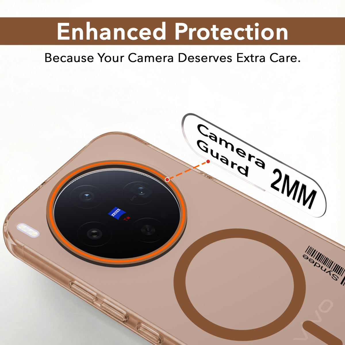 For Vivo X300 5G Back Cover Case (Soft Touch | Camera Bump Protection | MagSafe Compatible | Matte Finish)