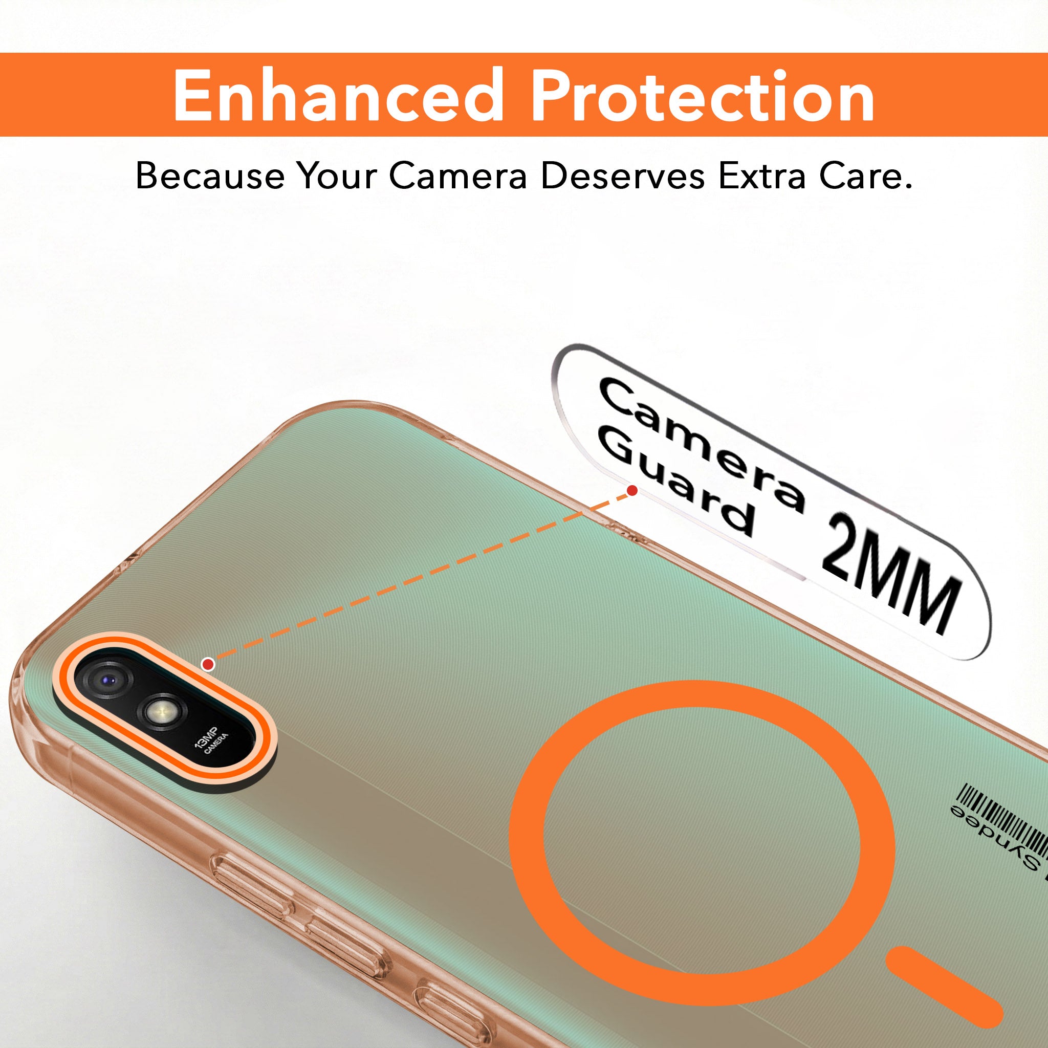 For Xiaomi Mi Redmi 9A | Redmi 9i Back Cover Case (Soft Touch | Camera Bump Protection | MagSafe Compatible | Matte Finish)