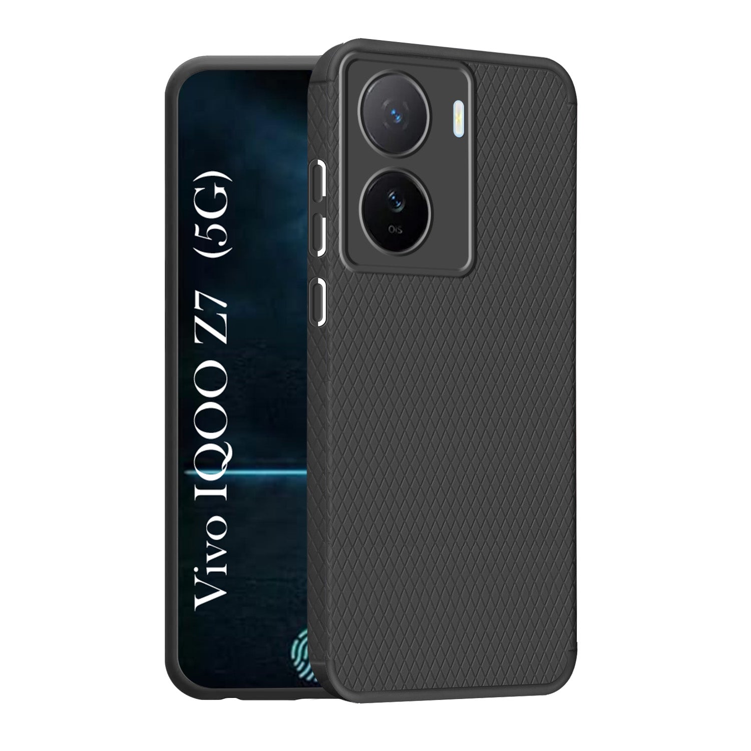 For Vivo IQOO Z7 5G Back Cover Case (Liquid Silicone | Side Grip | Camera Protection)